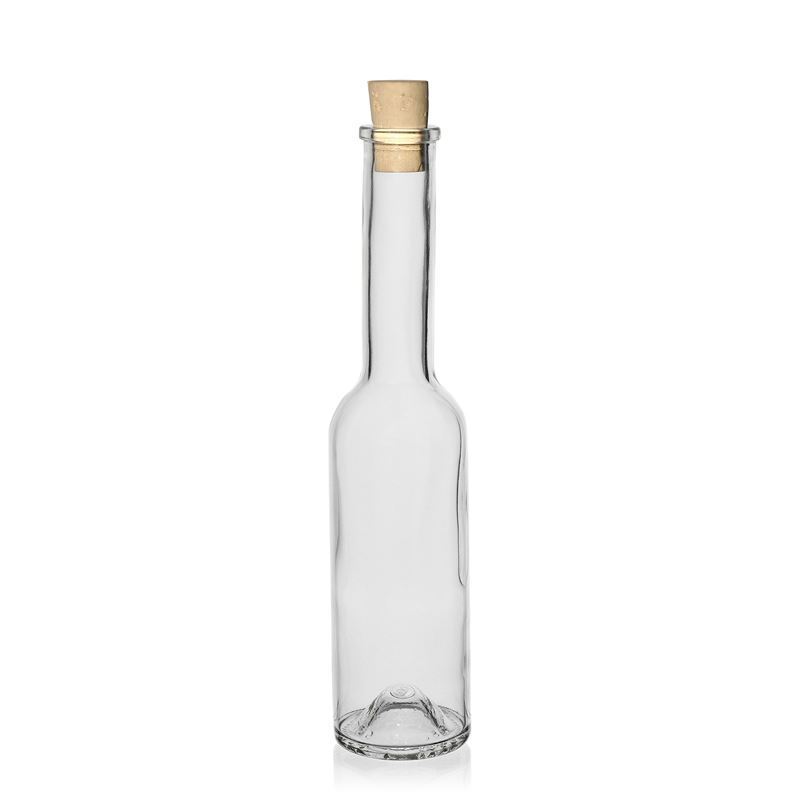 Glazen fles 'Opera', 250 ml, monding: kurk Glazen fles 'Opera', 250 ml, monding: kurk