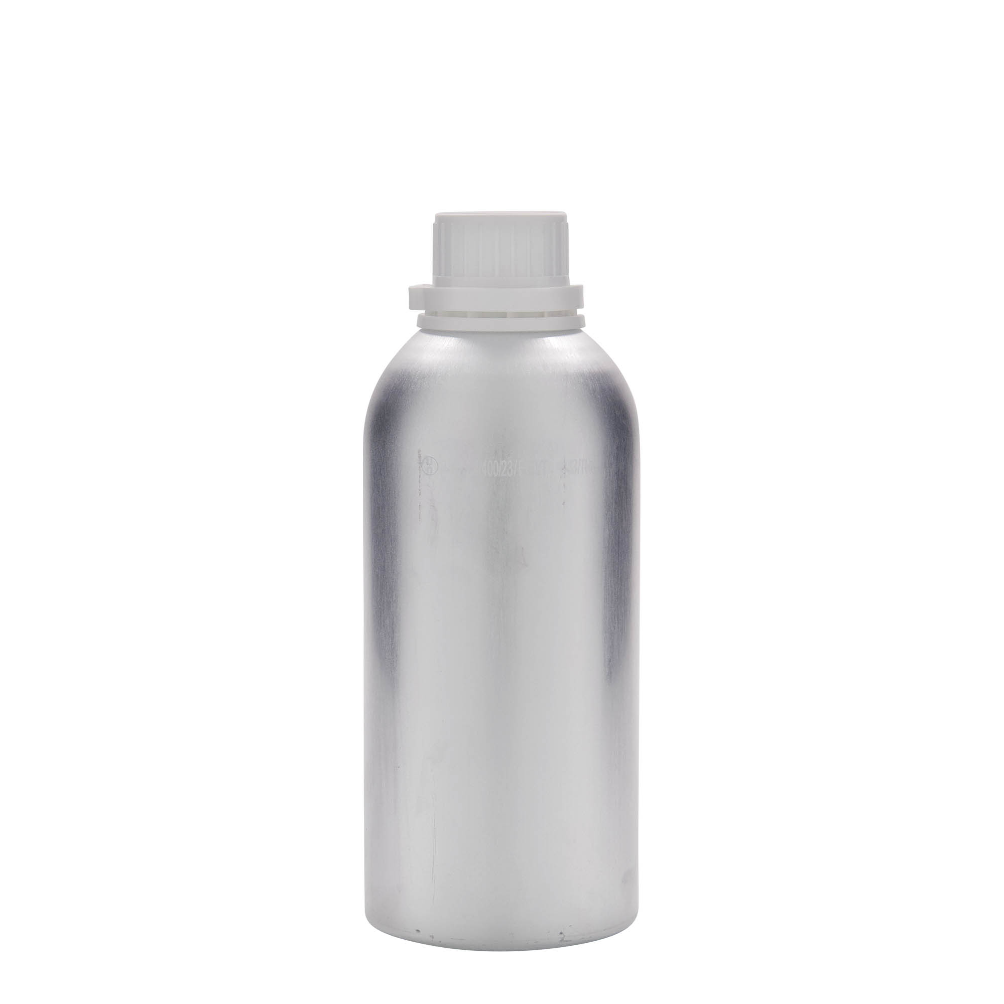 Aluminium fles, 625 ml, metaal, zilver, monding: DIN 32