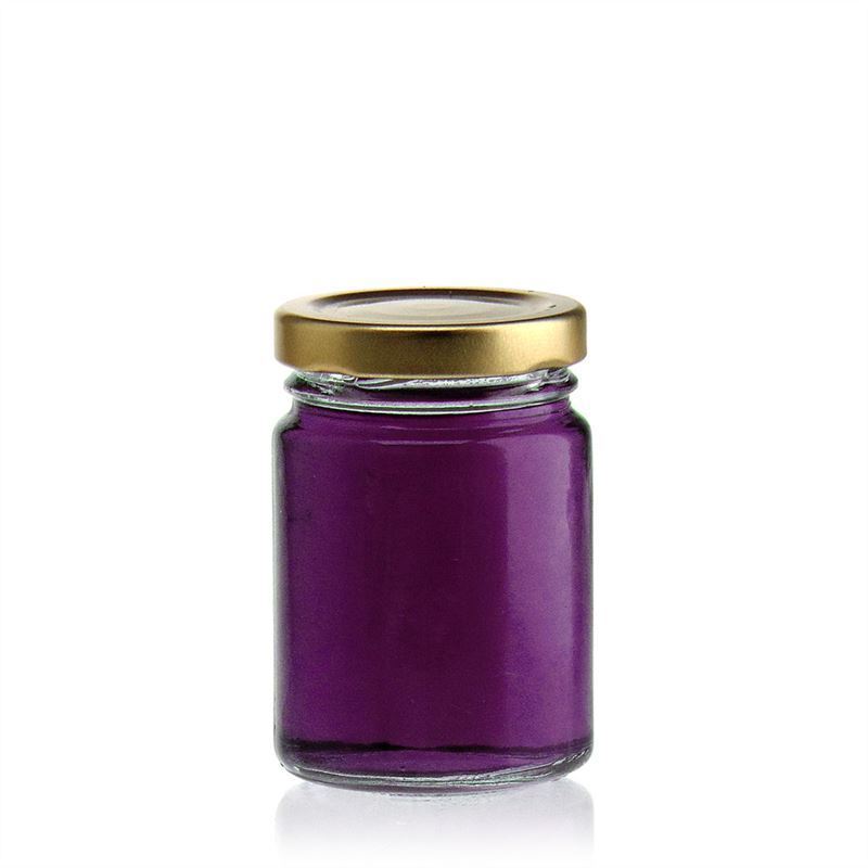 Bocal cylindrique haut 106 ml, bouchage: Twist-Off (TO 48)