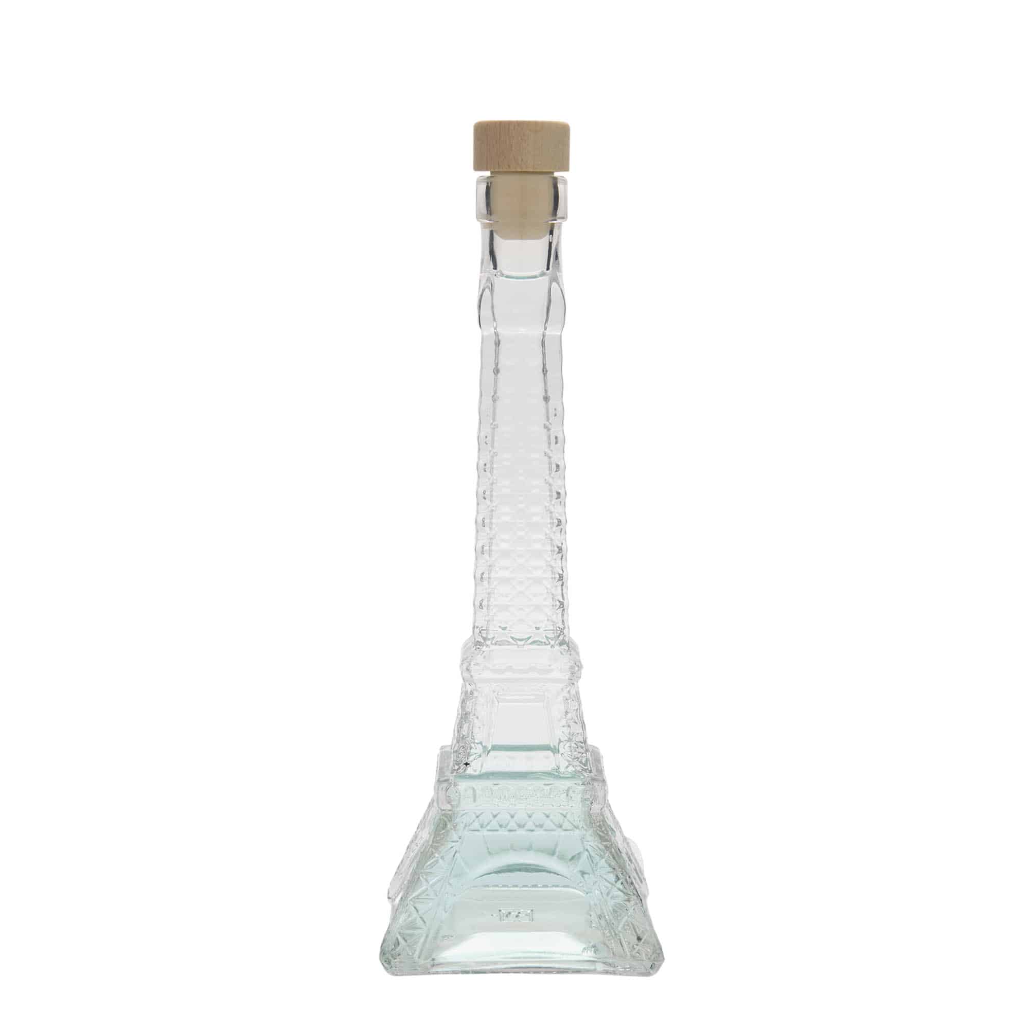 Bouteille en verre 200 ml 'Tour Eiffel', bouchage: bouchon