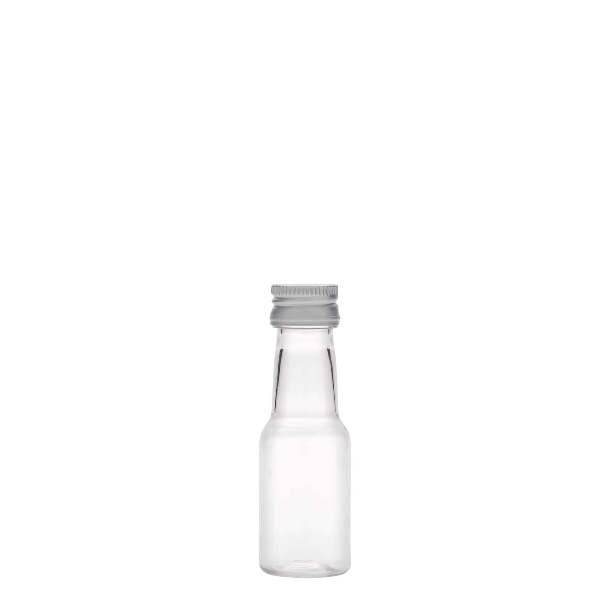 Bouteille en PET 20 ml 'Theo', plastique, bouchage: PP 18