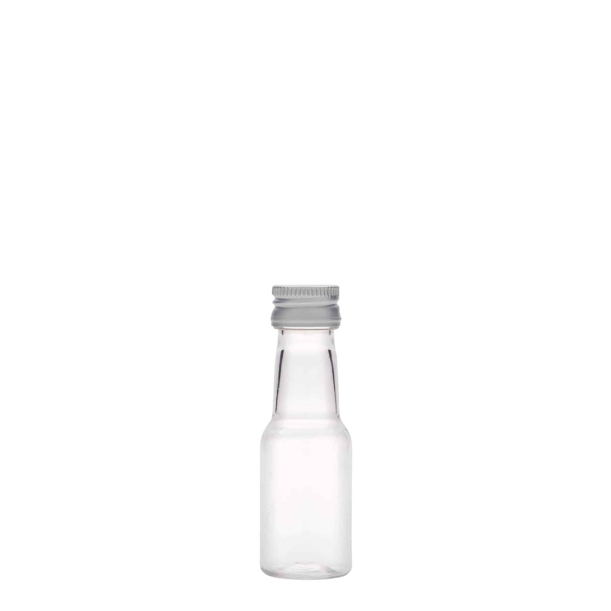 Bouteille en PET 20 ml 'Theo', plastique, bouchage: PP 18