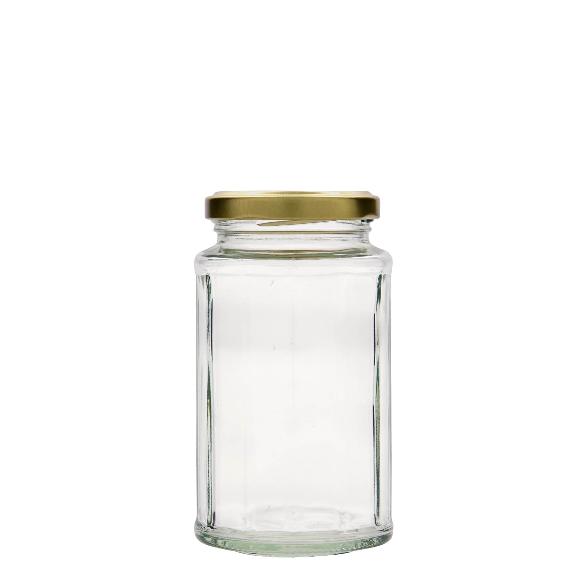 Polygonale pot, 288 ml, twaalfhoekig, monding: twist-off (TO 58) Polygonale pot, 288 ml, twaalfhoekig, monding: twist-off (TO 58)