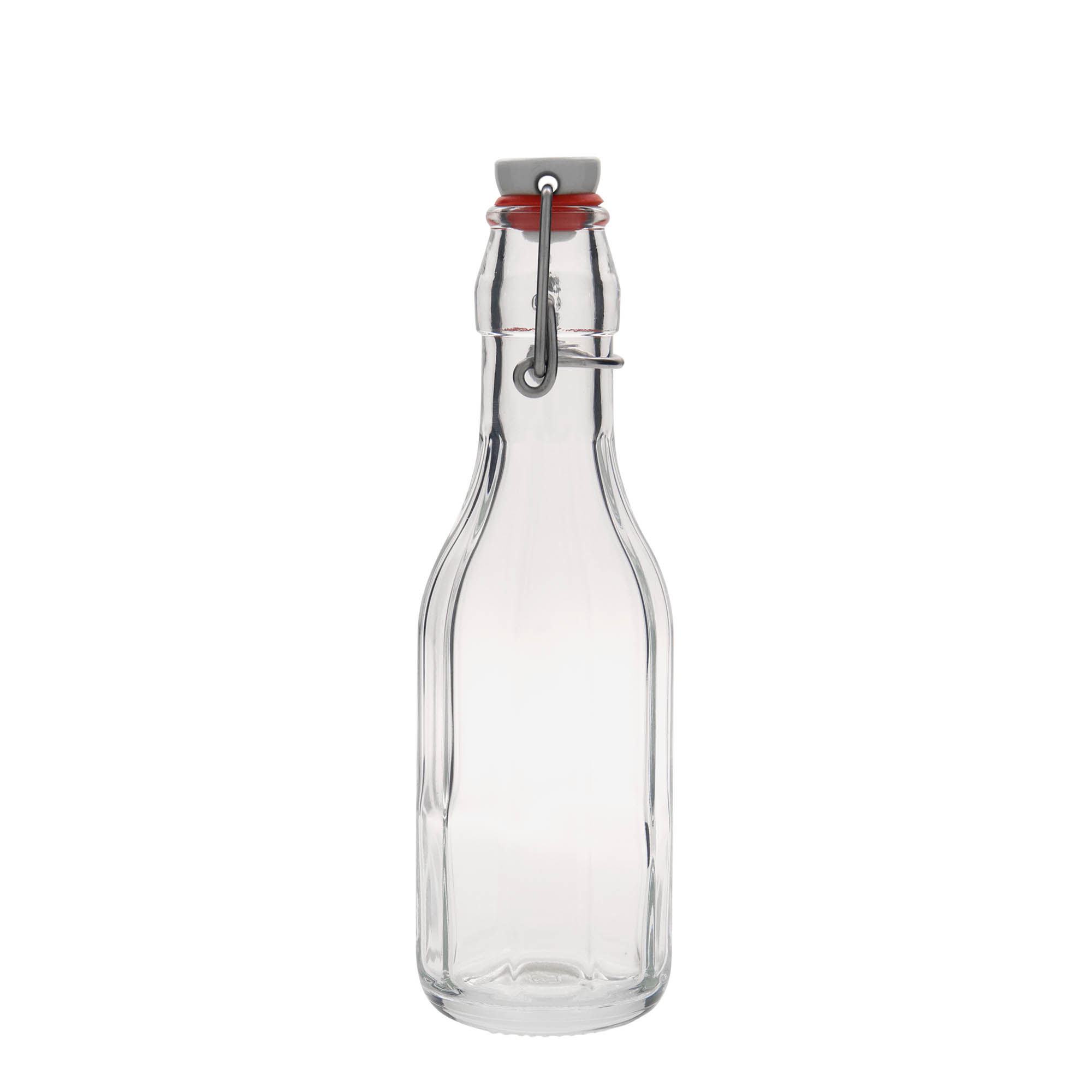 Bouteille en verre 250 ml 'Bravo', décagonale, bouchage: bouchon mécanique Bouteille en verre 250 ml 'Bravo', décagonale, bouchage: bouchon mécanique