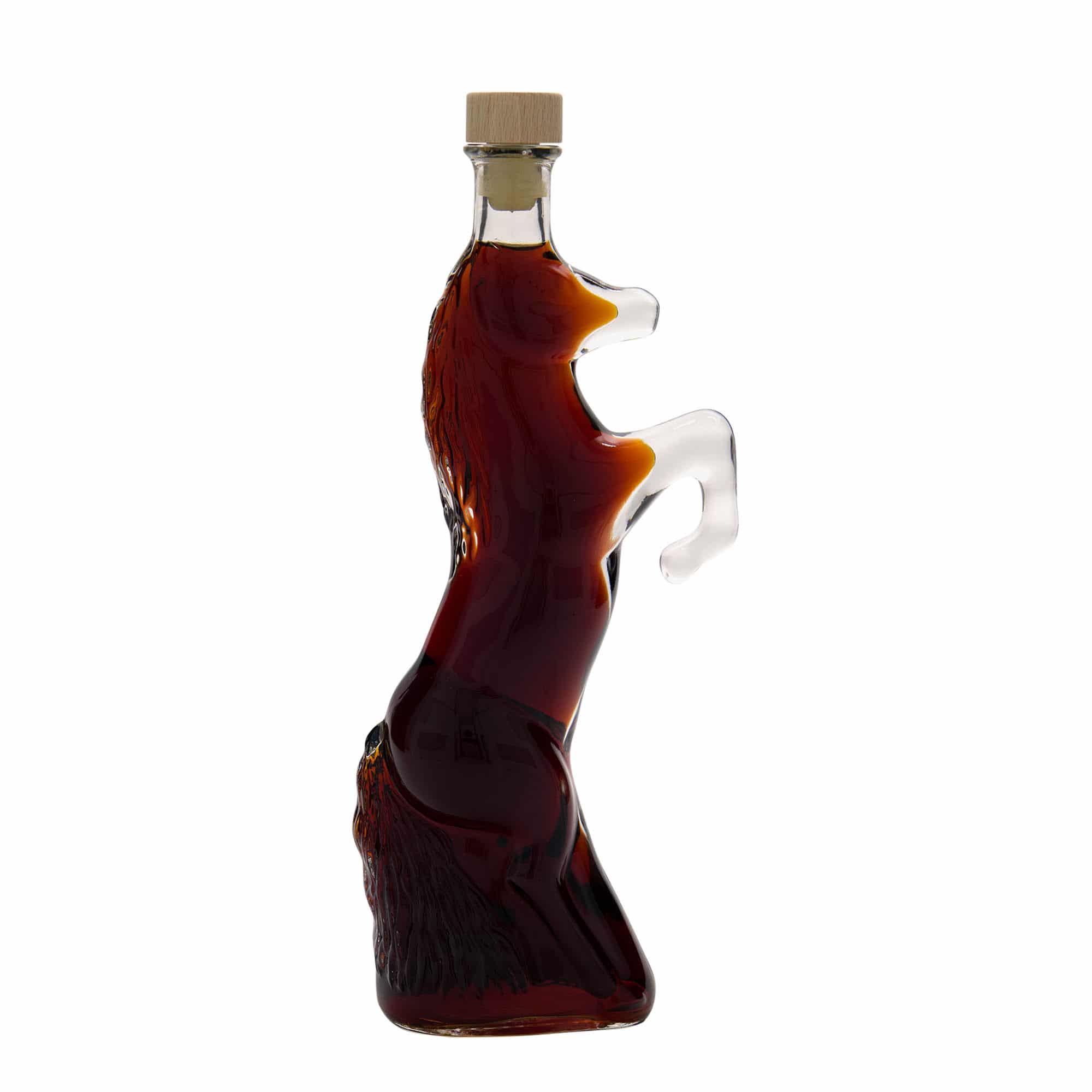Glazen fles 'Wild Horse', 350 ml, monding: kurk