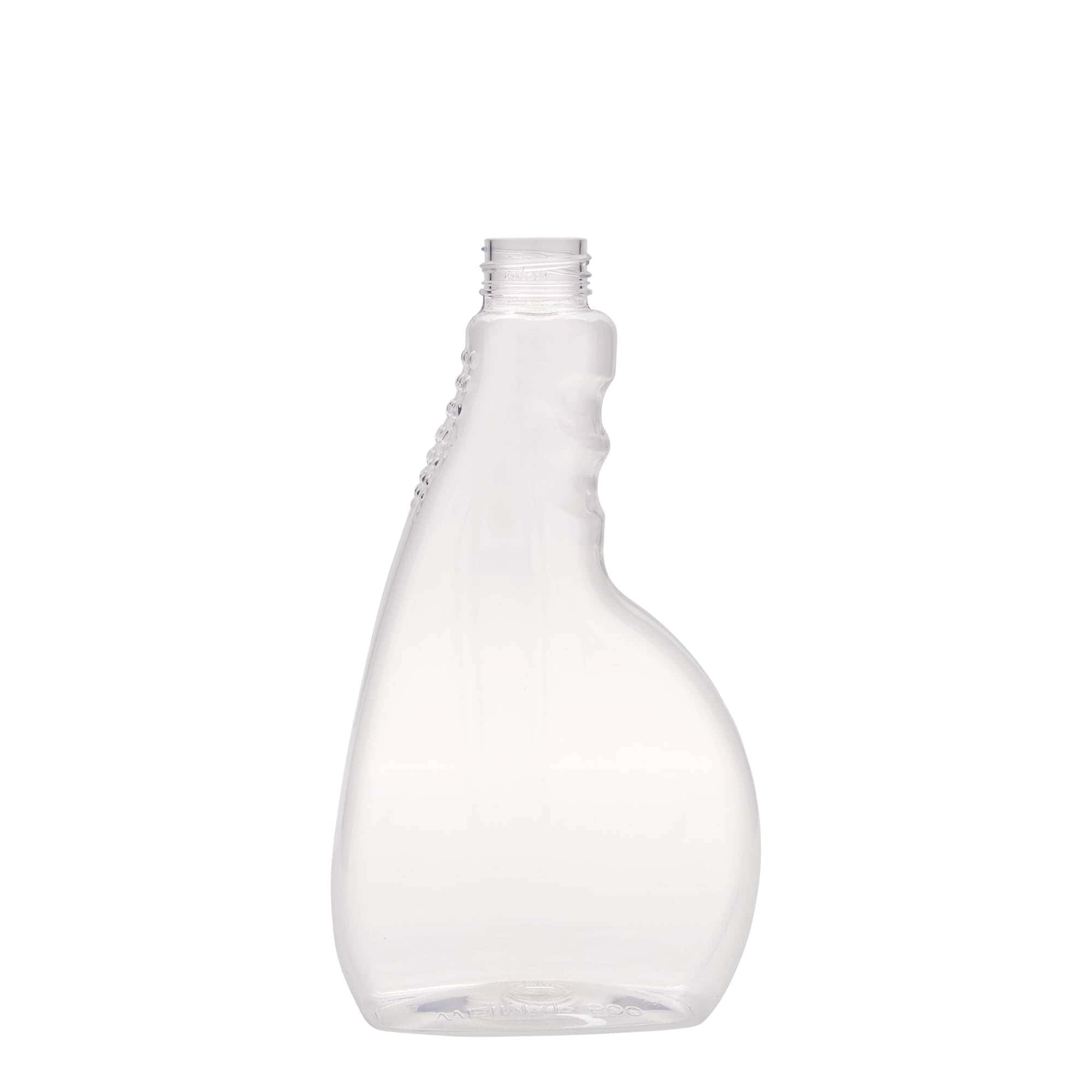 Pet-sprayfles 'Piccobello', 500 ml, rechthoekig, kunststof, monding: schroefsluiting