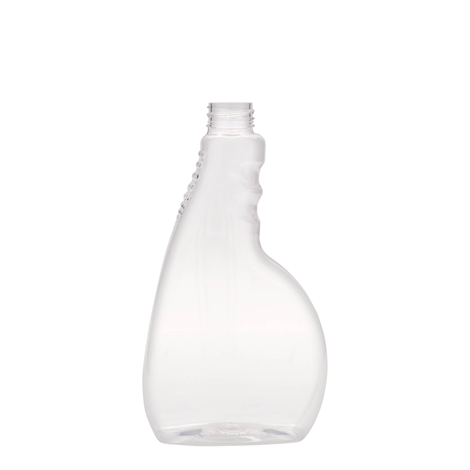 Pet-sprayfles 'Piccobello', 500 ml, rechthoekig, kunststof, monding: schroefsluiting