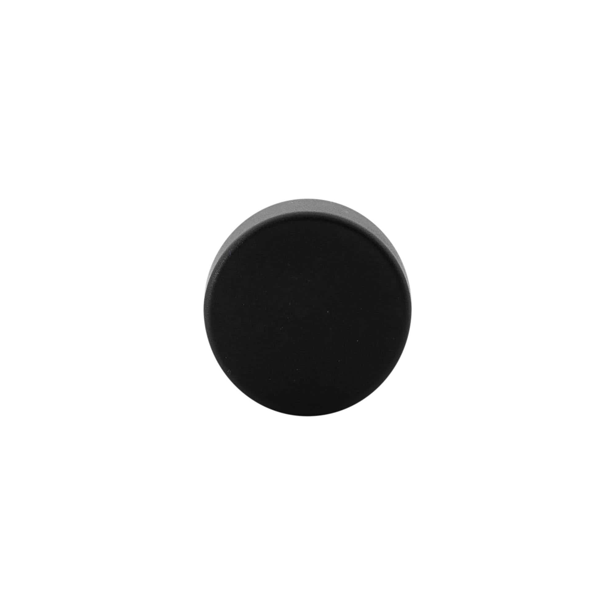 Bouchon à poignée 19 mm, plastique, noir, pour bouchage: bouchon Bouchon à poignée 19 mm, plastique, noir, pour bouchage: bouchon