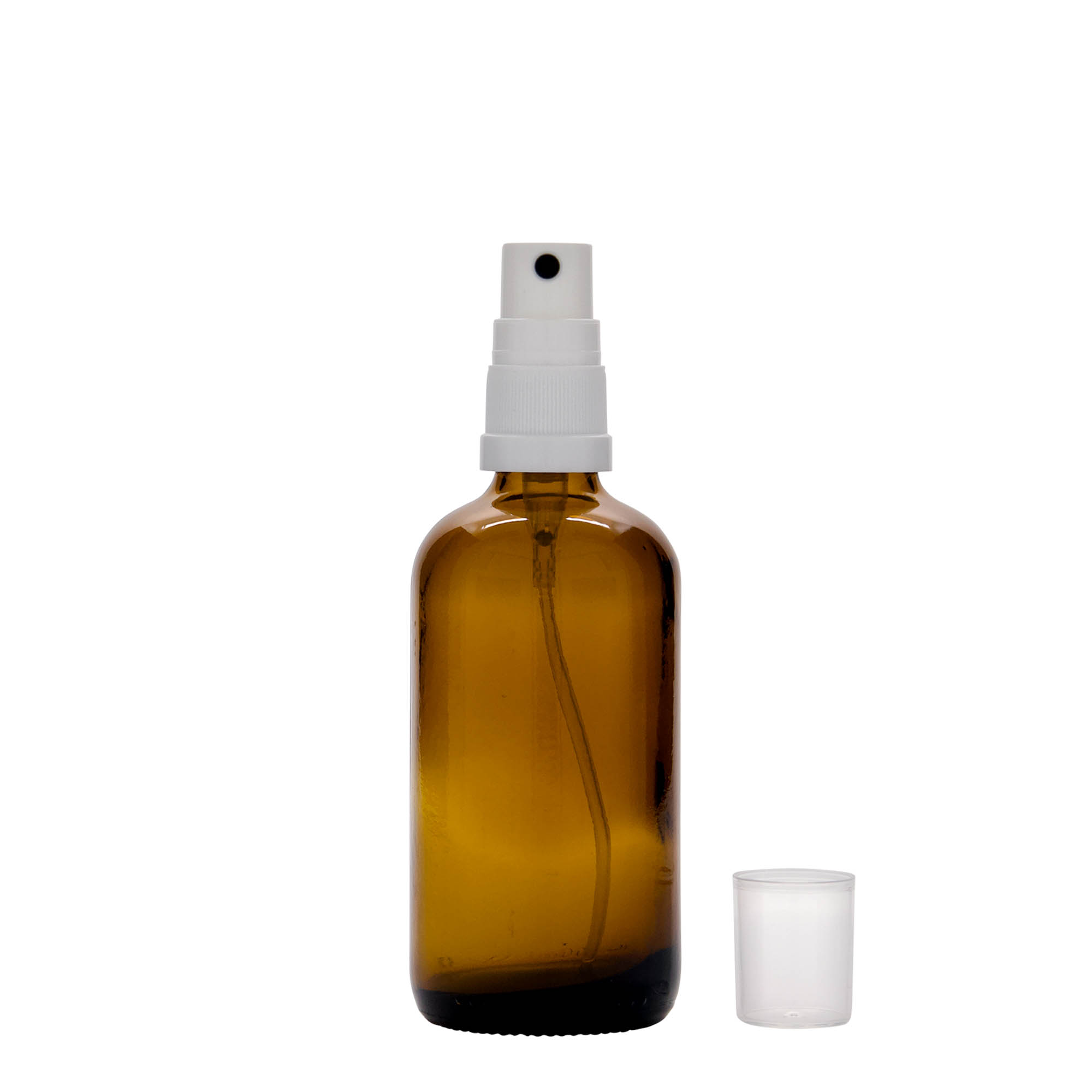 Flacon vaporisateur médical 100 ml, verre, brun, bouchage: DIN 18 Flacon vaporisateur médical 100 ml, verre, brun, bouchage: DIN 18