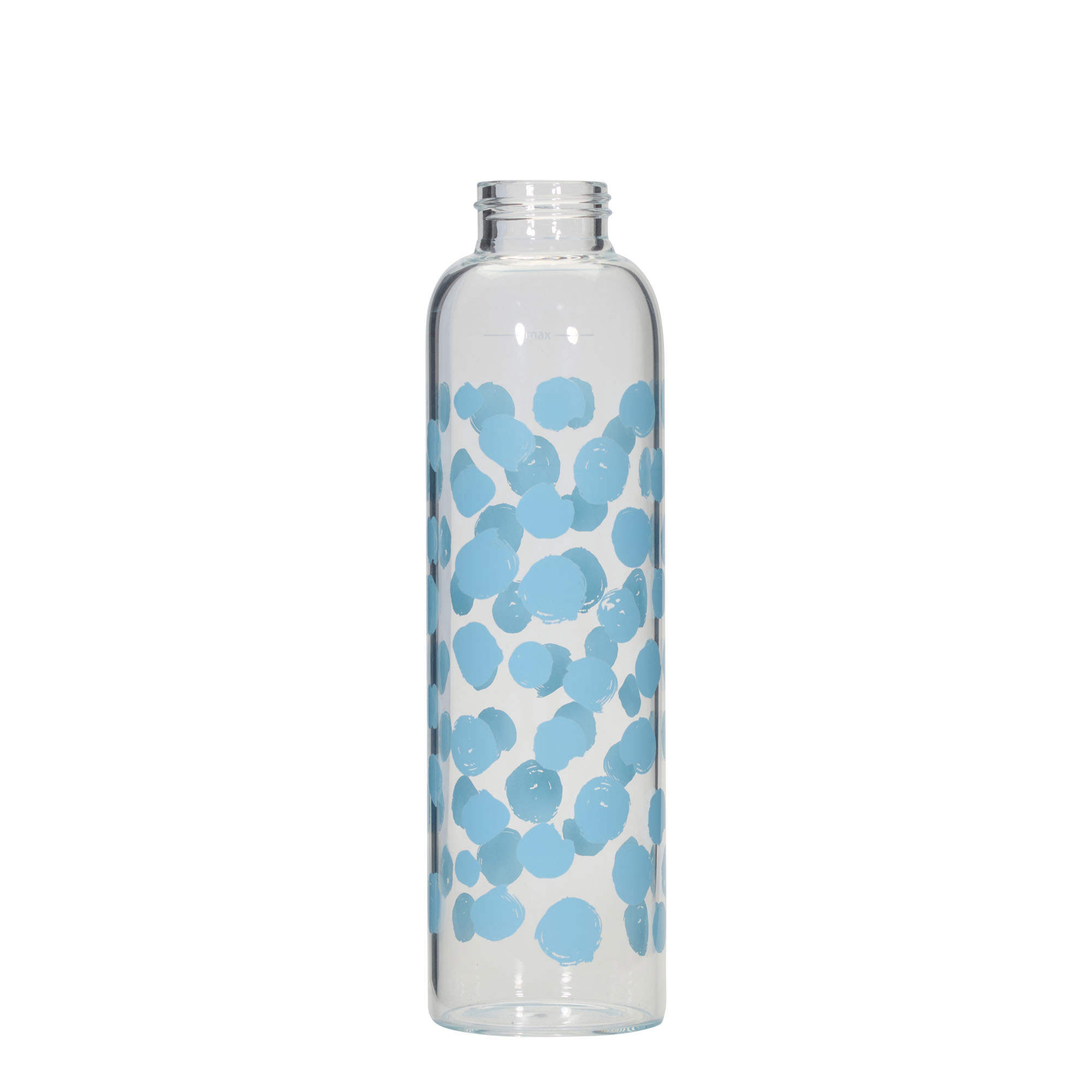 Drinkfles 'Perseus', 500 ml, motief: Blauwe stippen, monding: schroefsluiting Drinkfles 'Perseus', 500 ml, motief: Blauwe stippen, monding: schroefsluiting