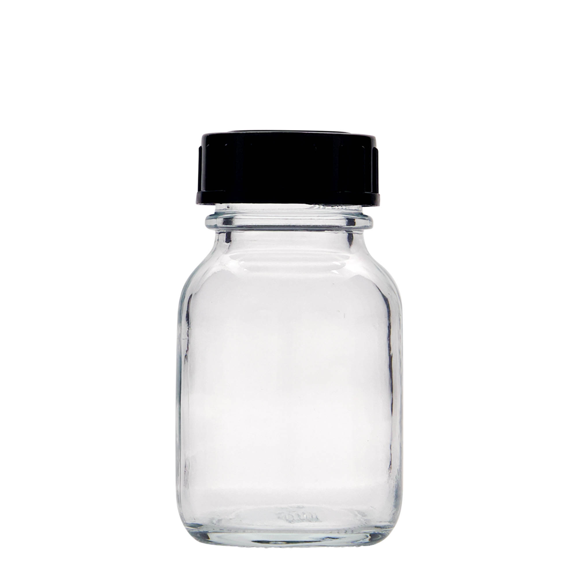 Pot met brede hals, 50 ml, monding: DIN 32
