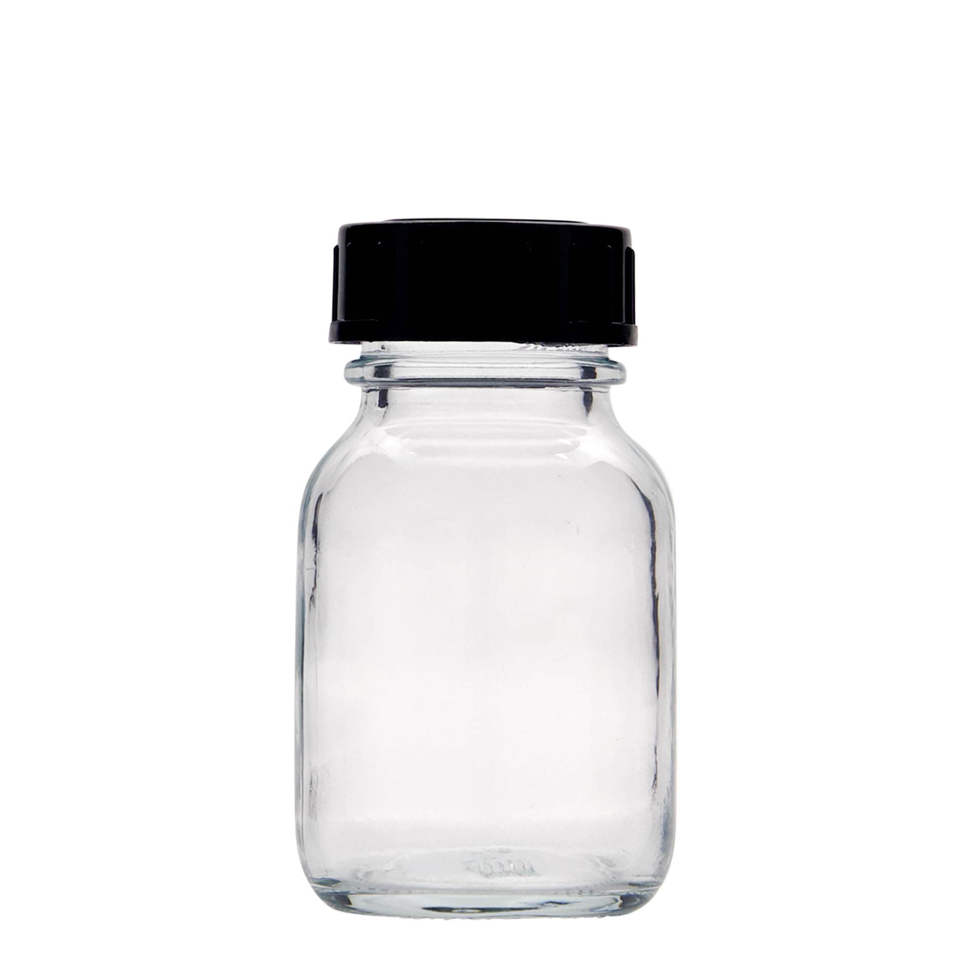 Bocal à col large 50 ml, bouchage: DIN 32