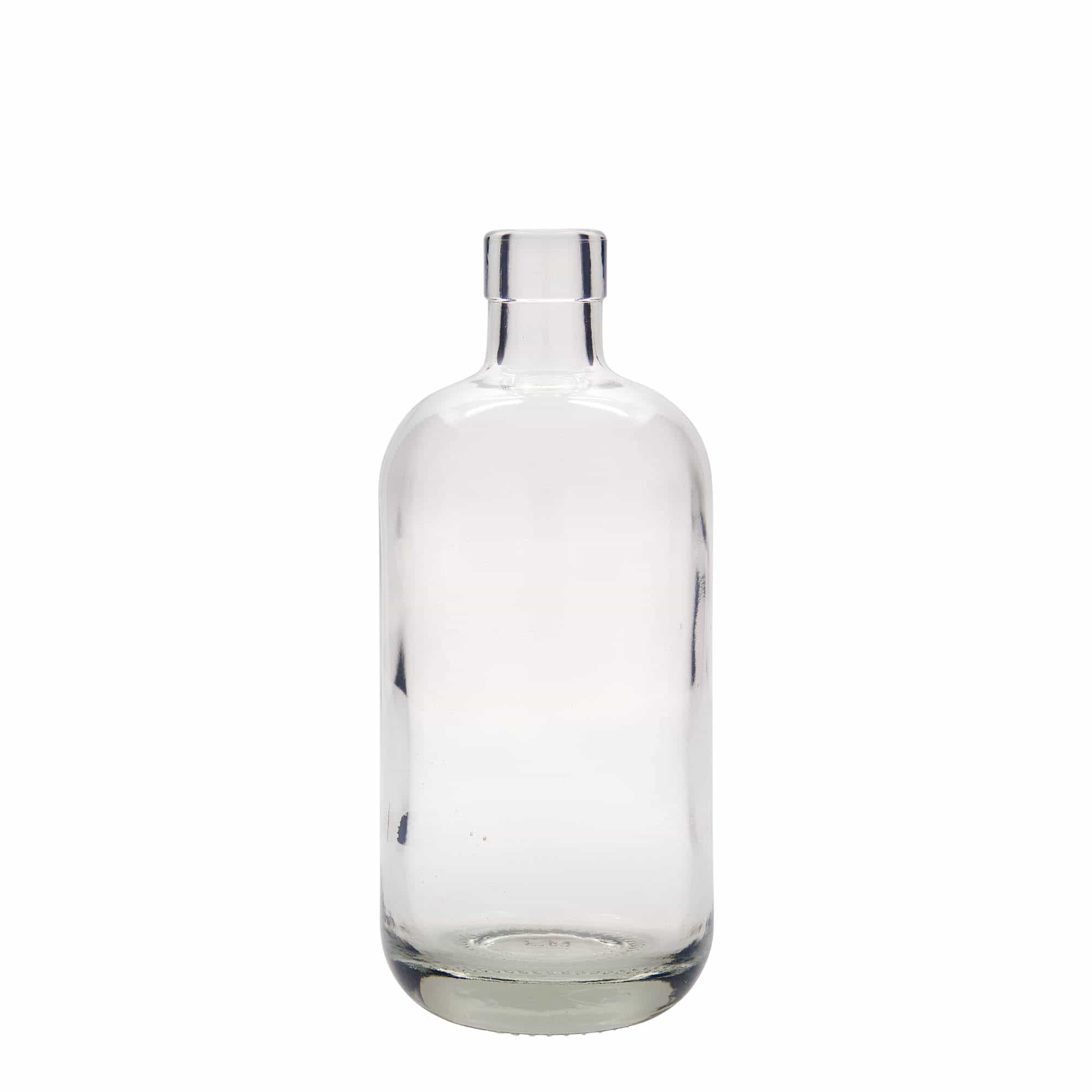 Glazen fles 'Lotto', 500 ml, monding: kurk Glazen fles 'Lotto', 500 ml, monding: kurk