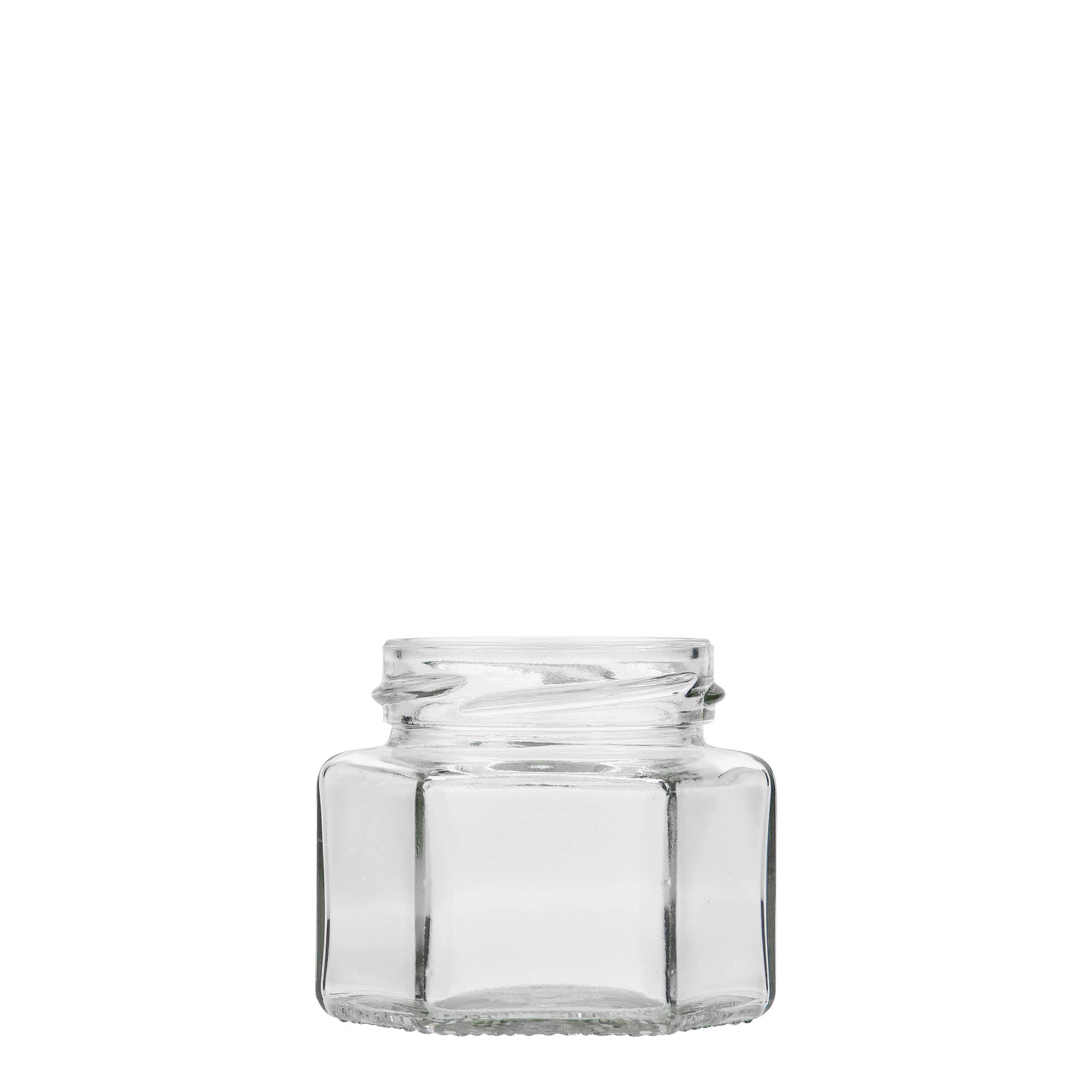Bocal hexagonal 106 ml, bouchage: Twist-Off (TO 53) Bocal hexagonal 106 ml, bouchage: Twist-Off (TO 53)