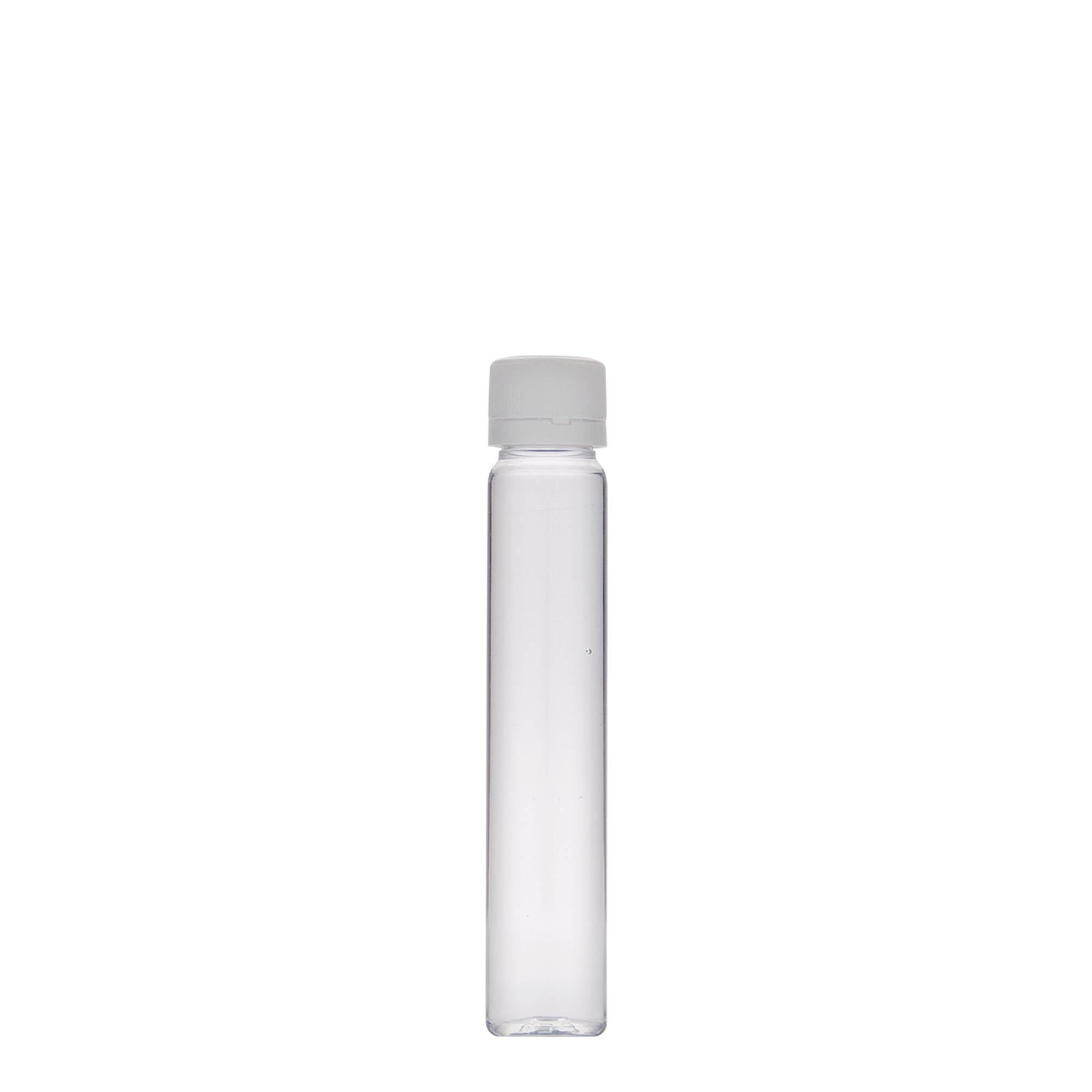 Éprouvette en PET 25 ml, plastique, bouchage: Bougage à vis