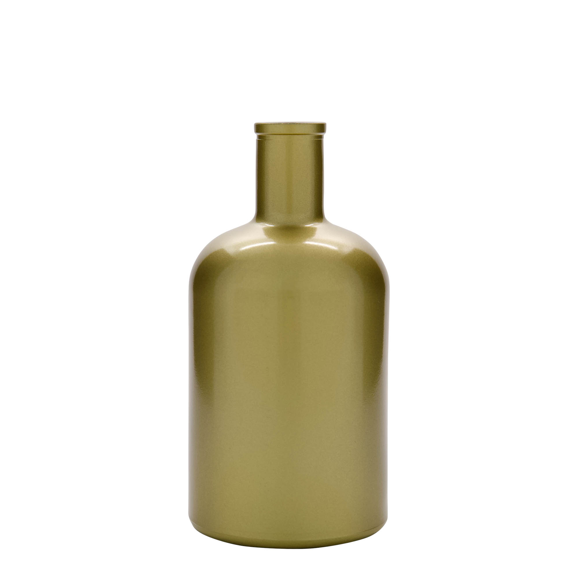 Bouteille en verre 700 ml 'Gerardino', dorée, bouchage: bouchon Bouteille en verre 700 ml 'Gerardino', dorée, bouchage: bouchon