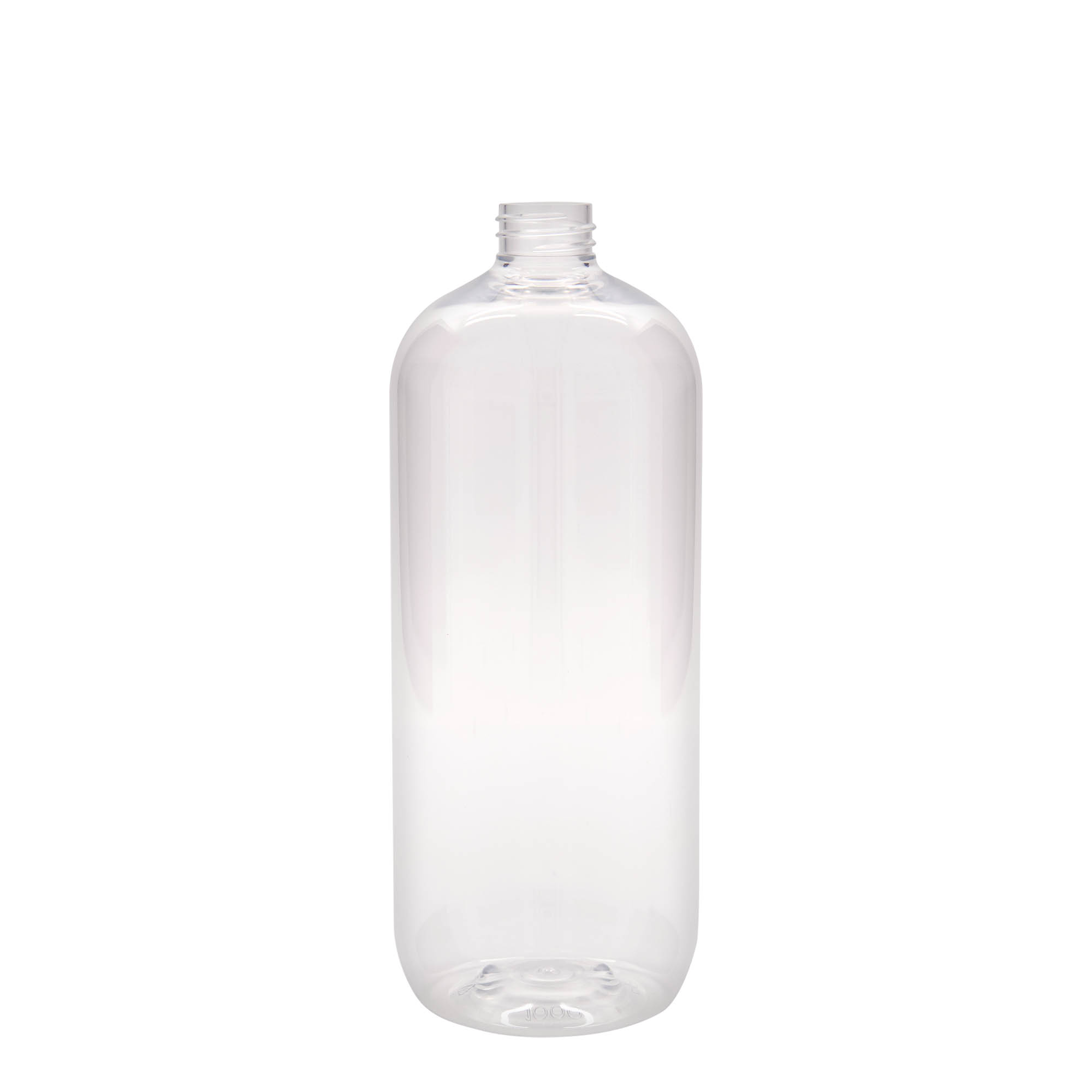 Bouteille en PET 1 000 ml 'Boston', plastique, bouchage: 28/410 Bouteille en PET 1 000 ml 'Boston', plastique, bouchage: 28/410