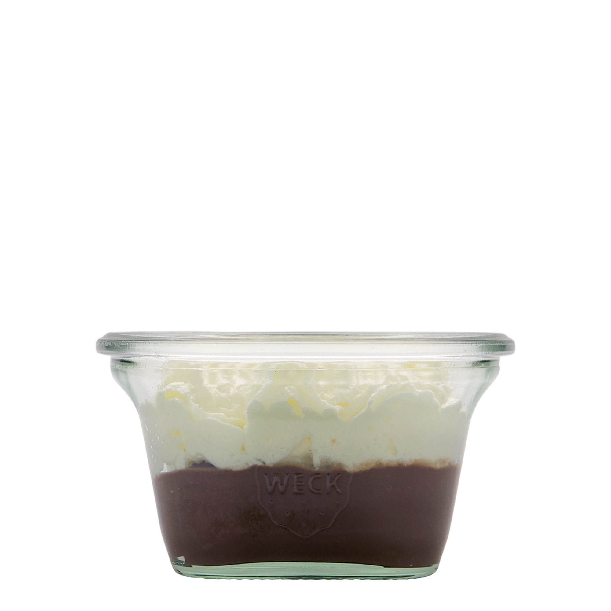 WECK-Quadropot, 290 ml, vierkant, monding: ronde rand WECK-Quadropot, 290 ml, vierkant, monding: ronde rand