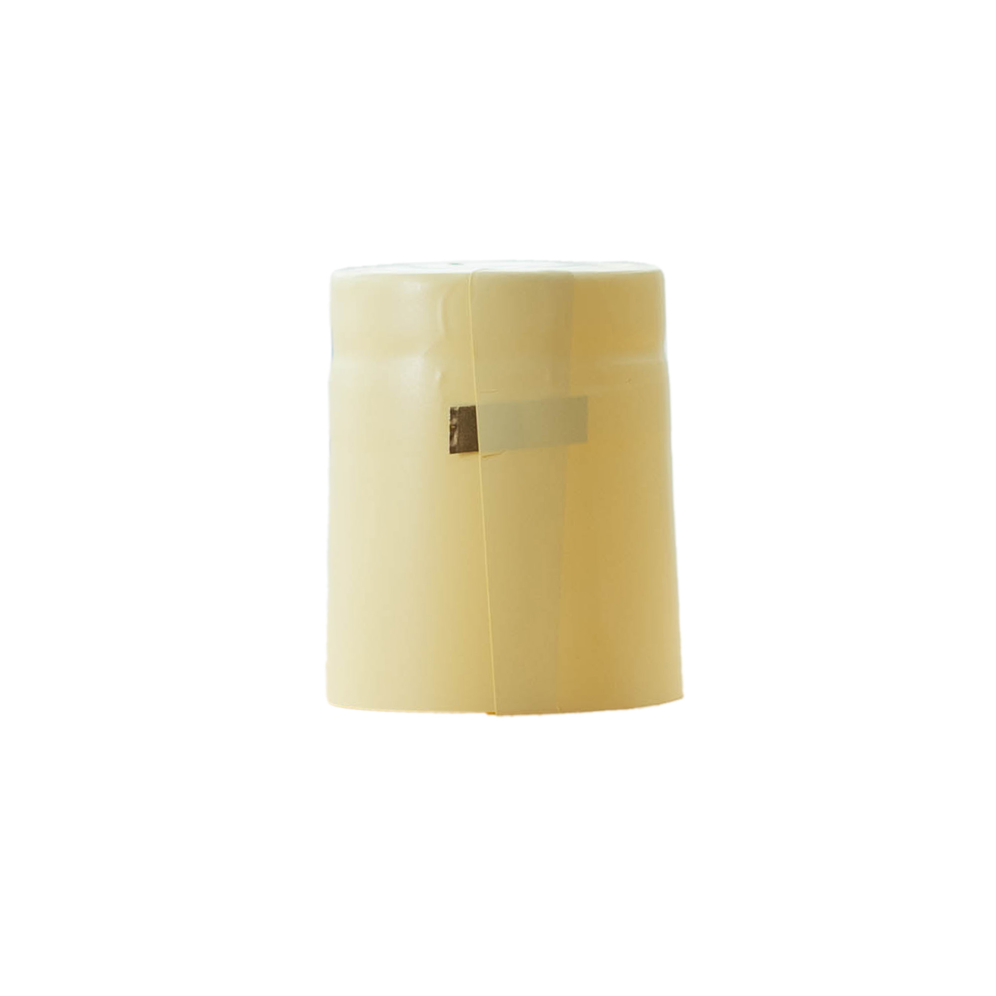 Krimpcapsule 32x41, pvc-kunststof, champagnekleurig Krimpcapsule 32x41, pvc-kunststof, champagnekleurig