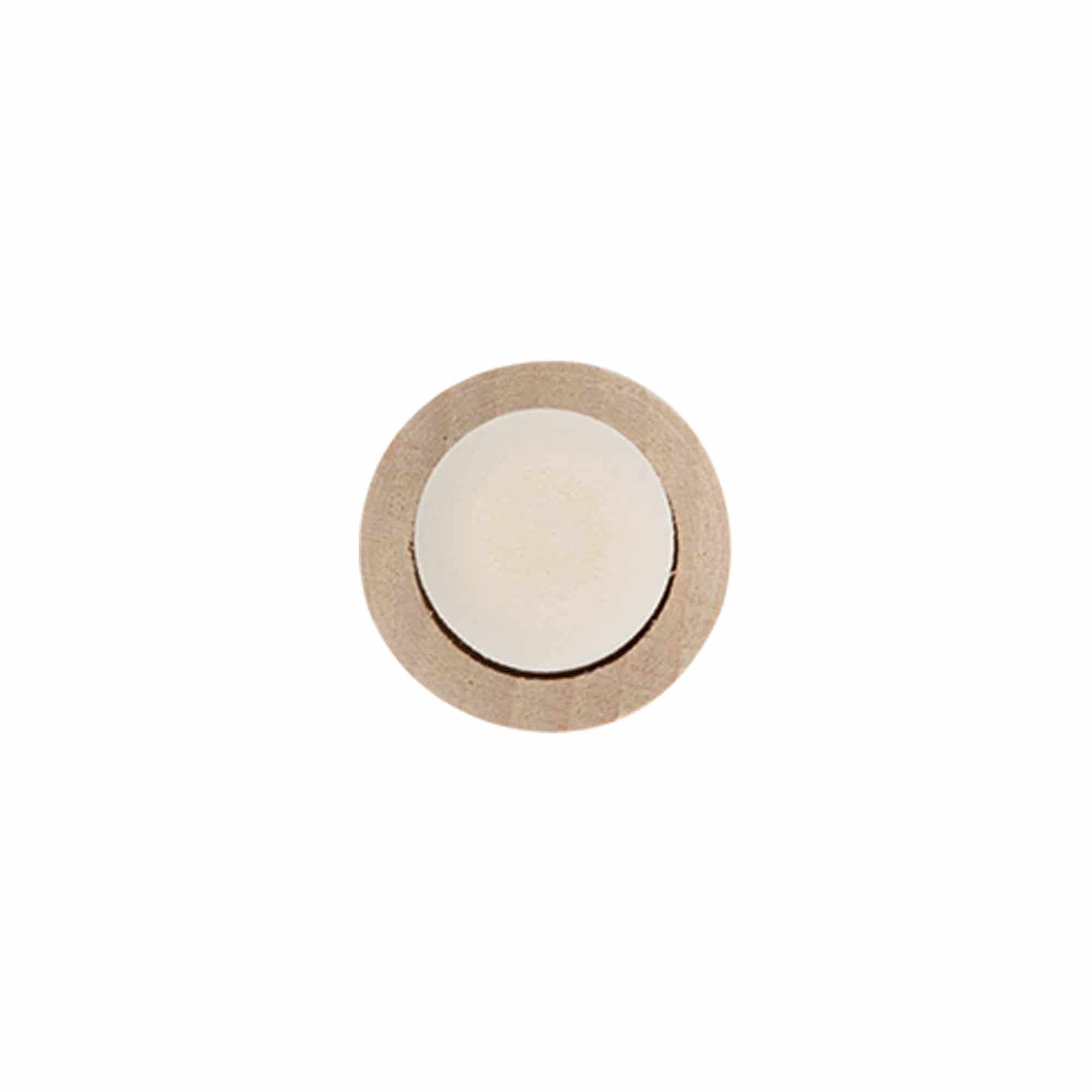 Bouchon à poignée 19 mm, bois/plastique, pour bouchage: bouchon