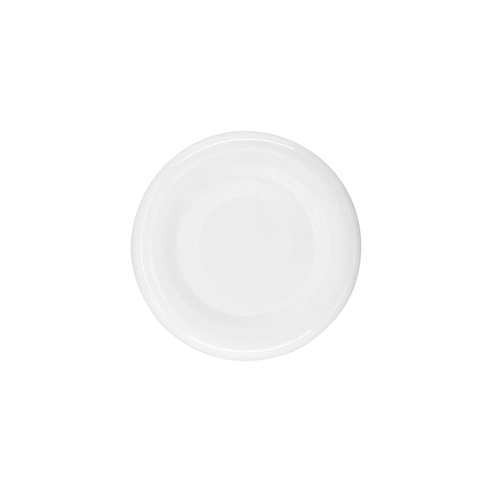 Couvercle Twist-Off, fer blanc, blanc, pour bouchage: TO 38