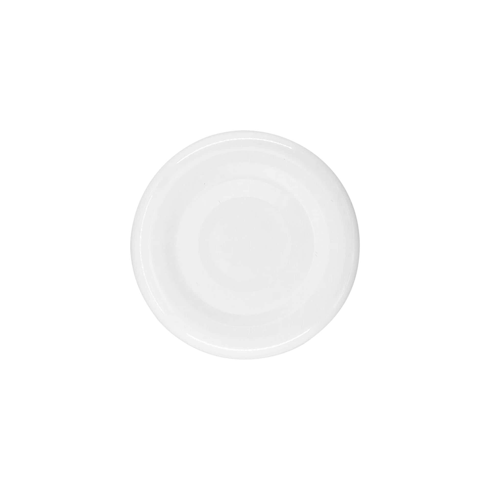Twist-offdeksel, blik, wit, voor monding: TO 38 Twist-offdeksel, blik, wit, voor monding: TO 38