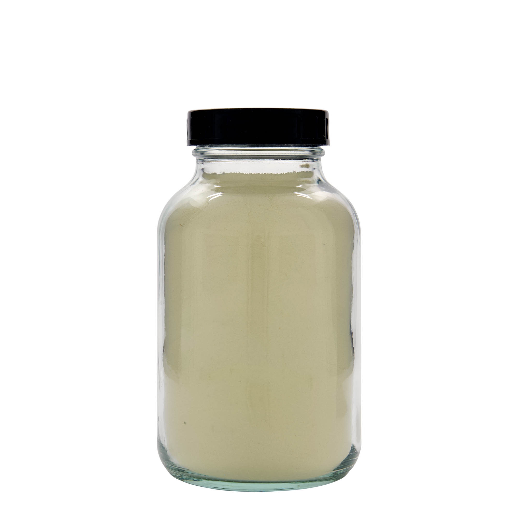 Pot met brede hals, 1000 ml, monding: DIN 68