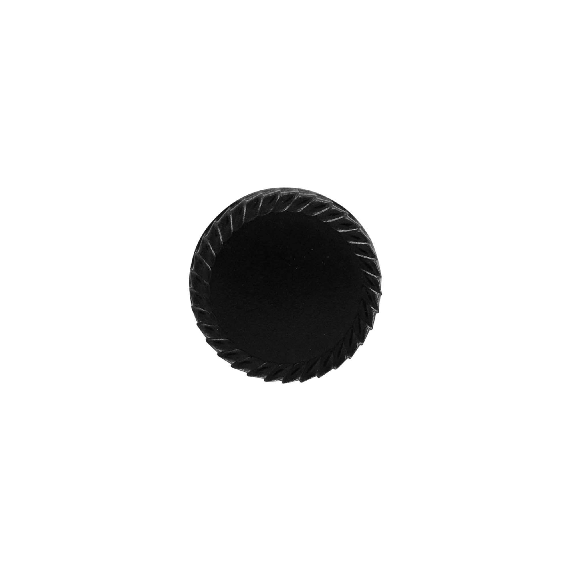 Schroefsluiting, HPM-kunststof, zwart, voor monding: DIN 25