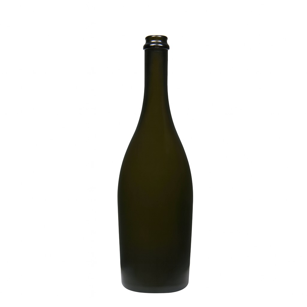Bouteille de Champagne 750 ml « Carmen », verre, vert antique, bouchage: capsules couronnes