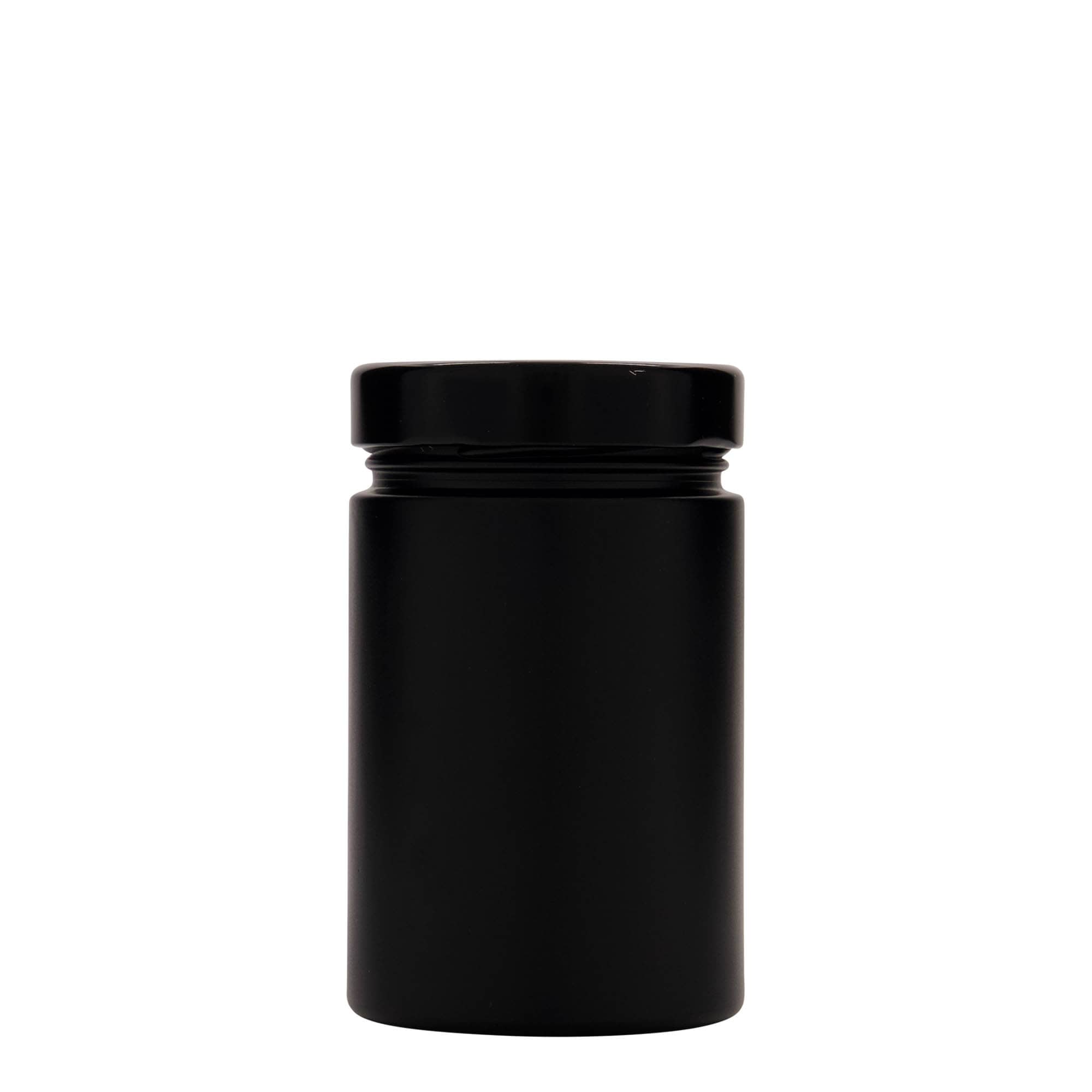 Bocal cylindrinque 327 ml 'Aurora', noir, bouchage: Deep-Twist-Off (DTO 66)