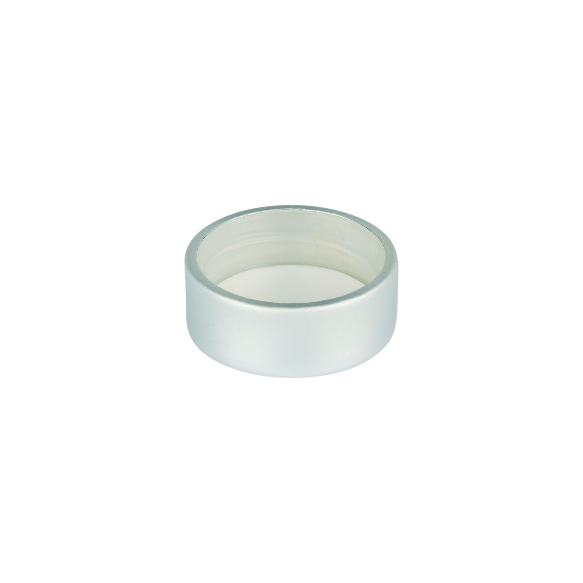 Bouchon à vis, métal, argenté, pour goulot : GPI 28/400 Bouchon à vis, métal, argenté, pour goulot : GPI 28/400