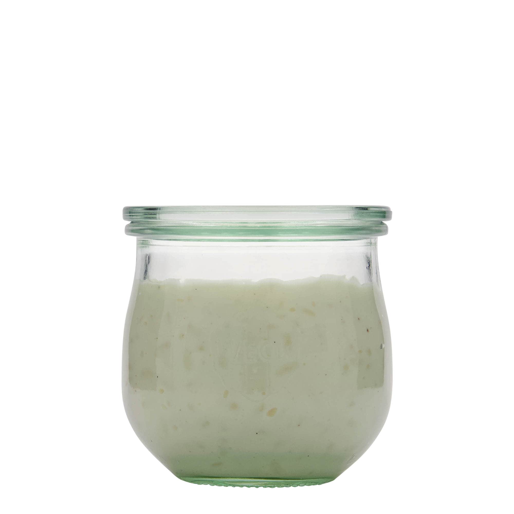 WECK-tulppot, 370 ml, monding: ronde rand