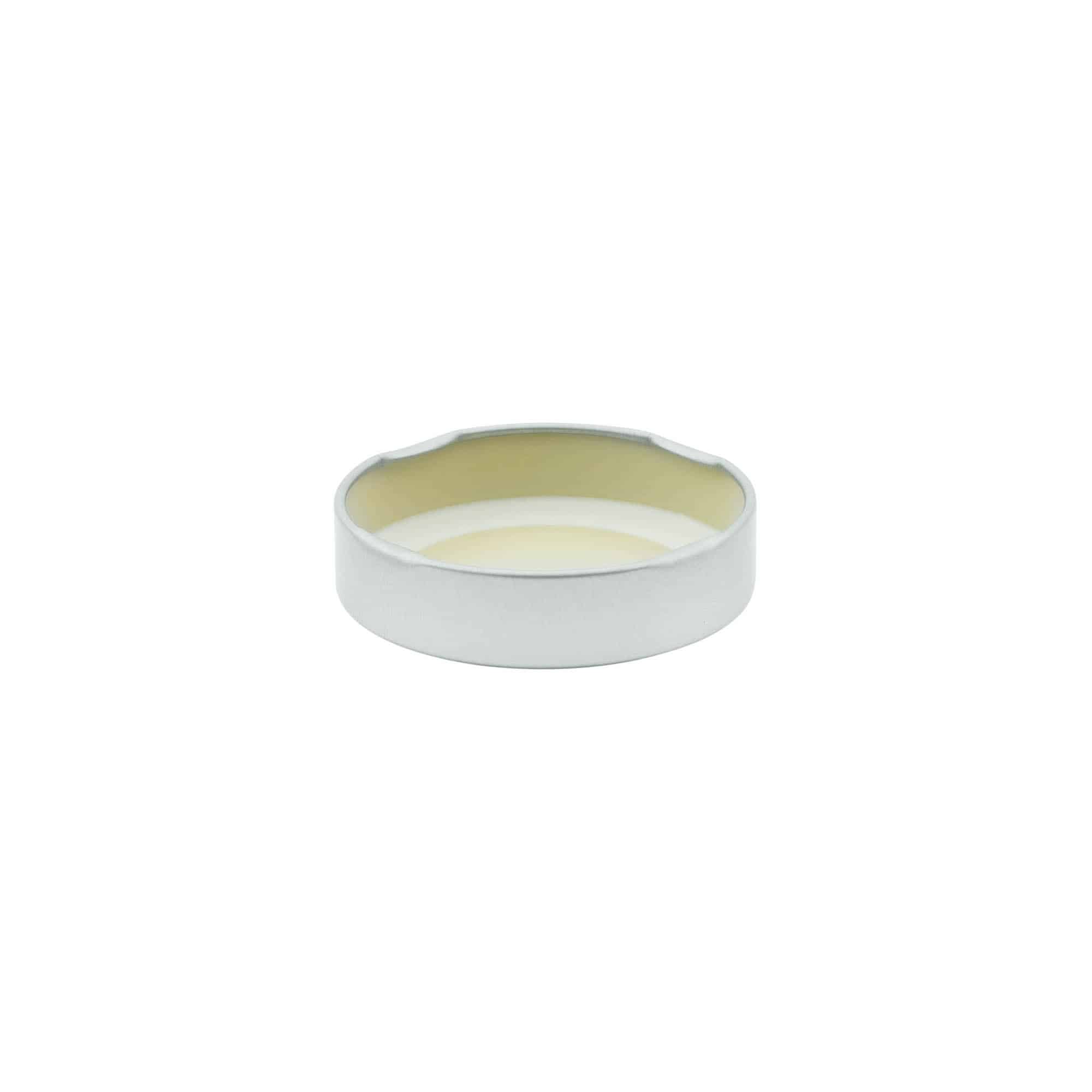 Deep-twist-offsluiting, blik, zilver, voor monding: Deep-TO 58 Deep-twist-offsluiting, blik, zilver, voor monding: Deep-TO 58