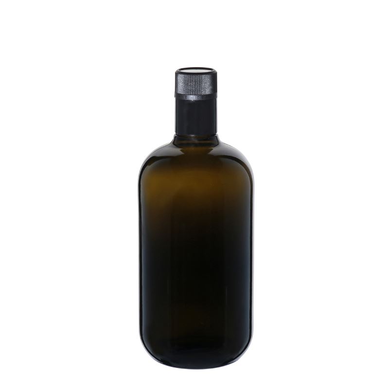 Bouteille de vinaigre / d’huile 750 ml 'Biolio', verre, vert antique, bouchage: DOP