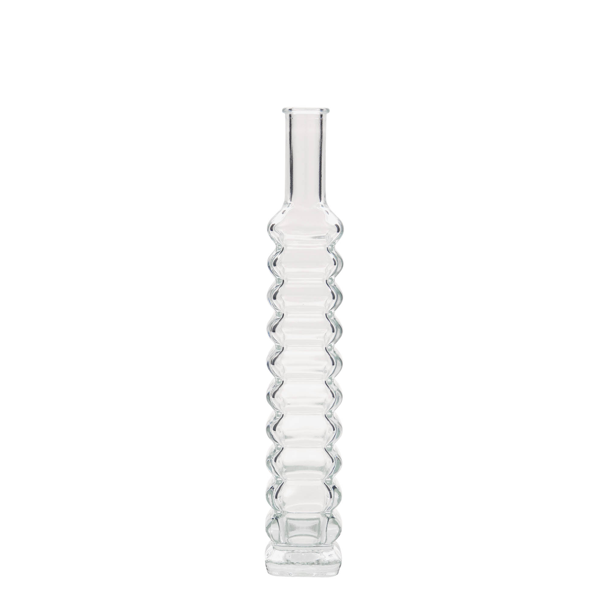 Bouteille en verre 100 ml 'Roma', carrée, bouchage: bouchon Bouteille en verre 100 ml 'Roma', carrée, bouchage: bouchon