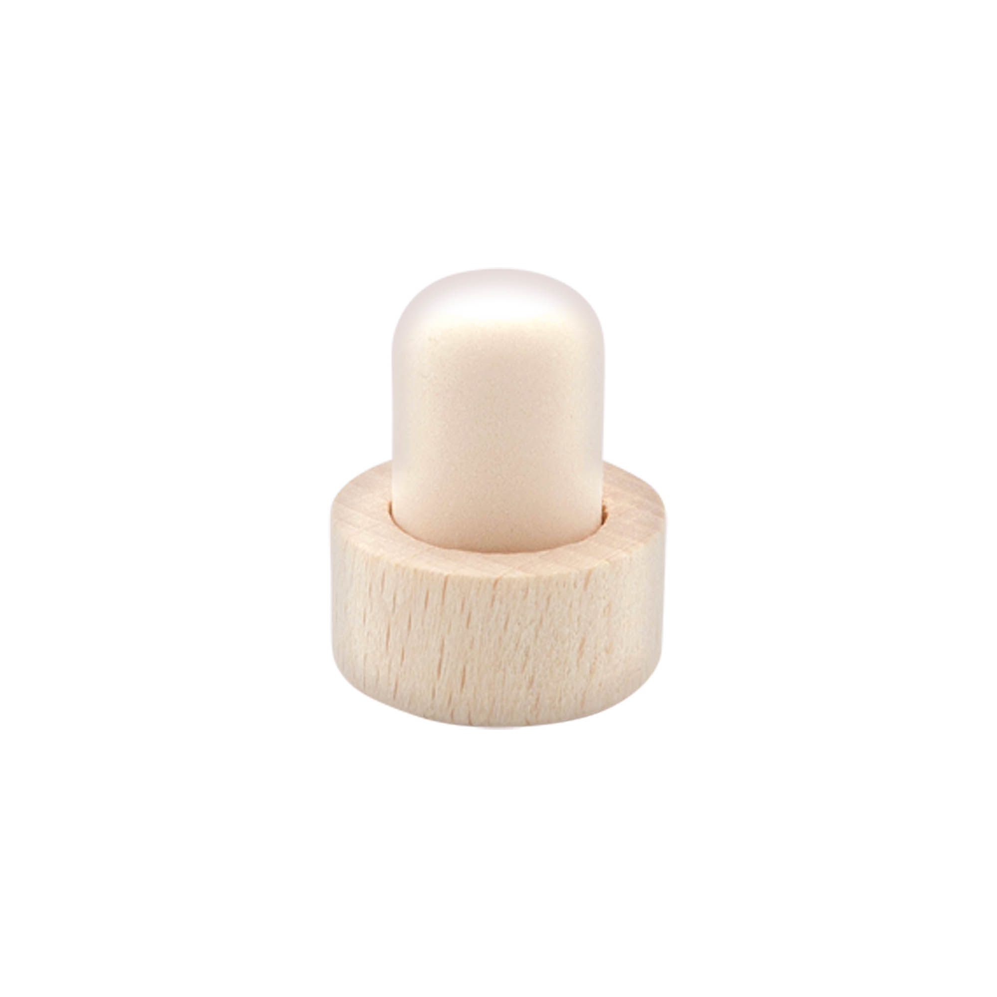 Dopkurk, 18 mm, hout/kunststof, voor monding: kurk