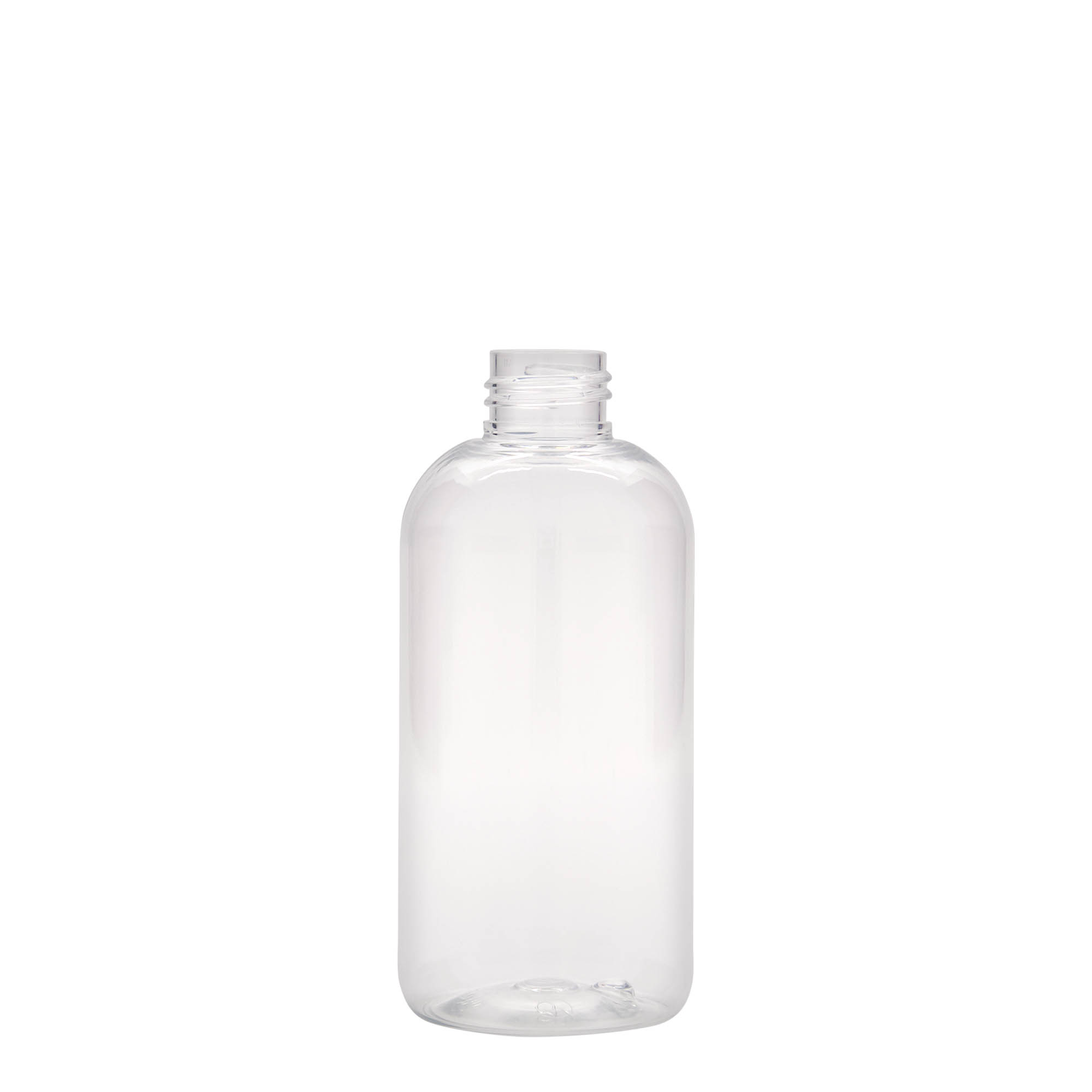 Petfles 'Boston', 200 ml, kunststof, monding: 24/410