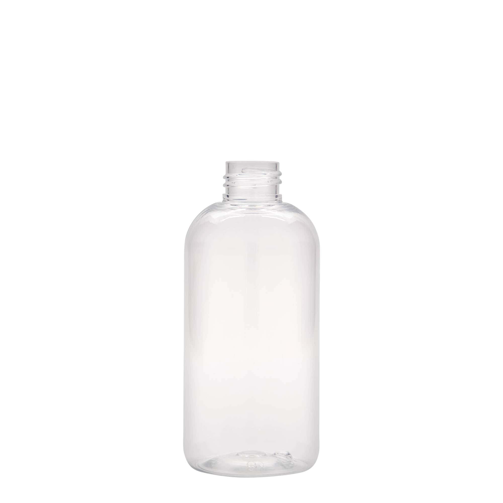 Petfles 'Boston', 200 ml, kunststof, monding: 24/410