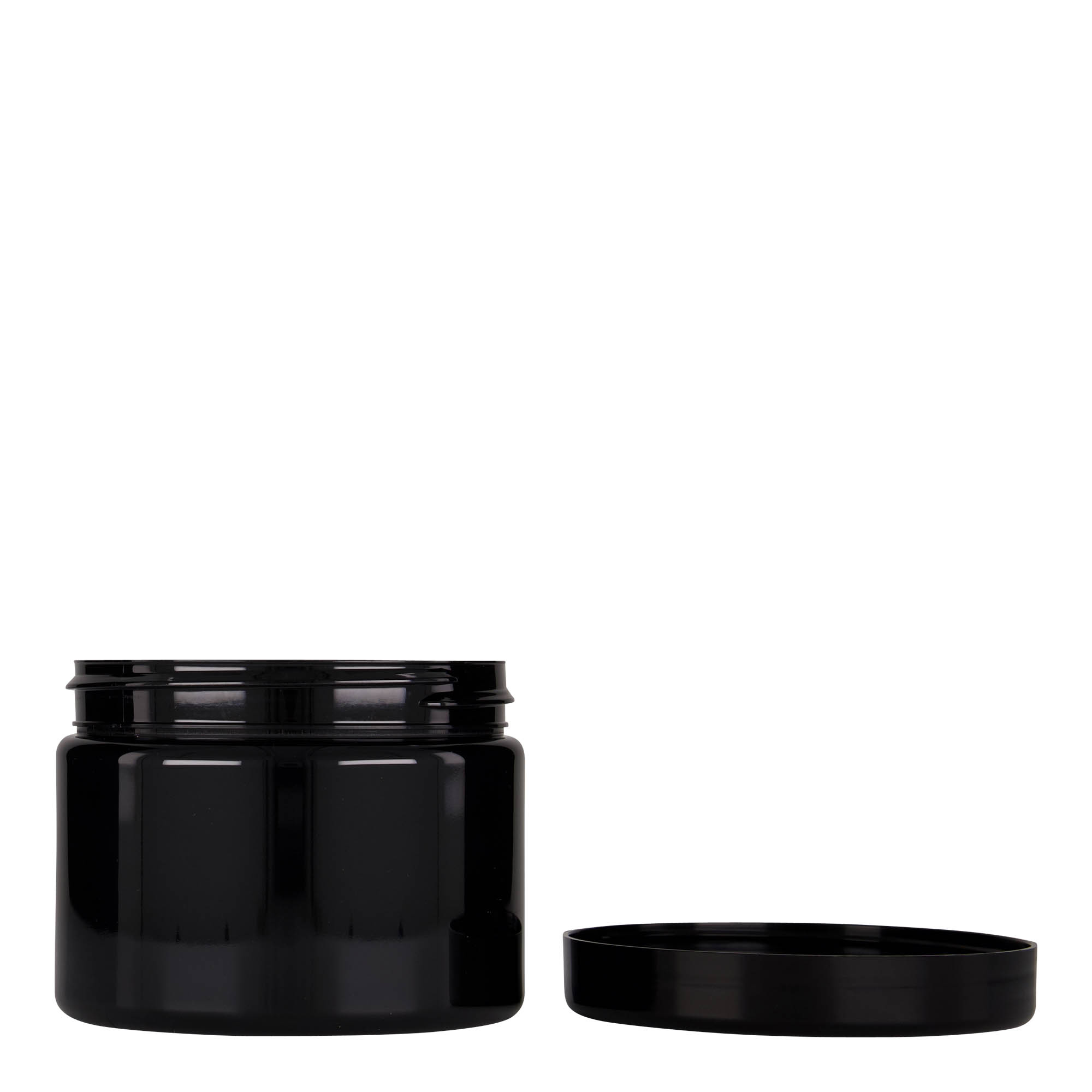 Boîte PET 500 ml 'Isabella', noire, bouchage: 100/400