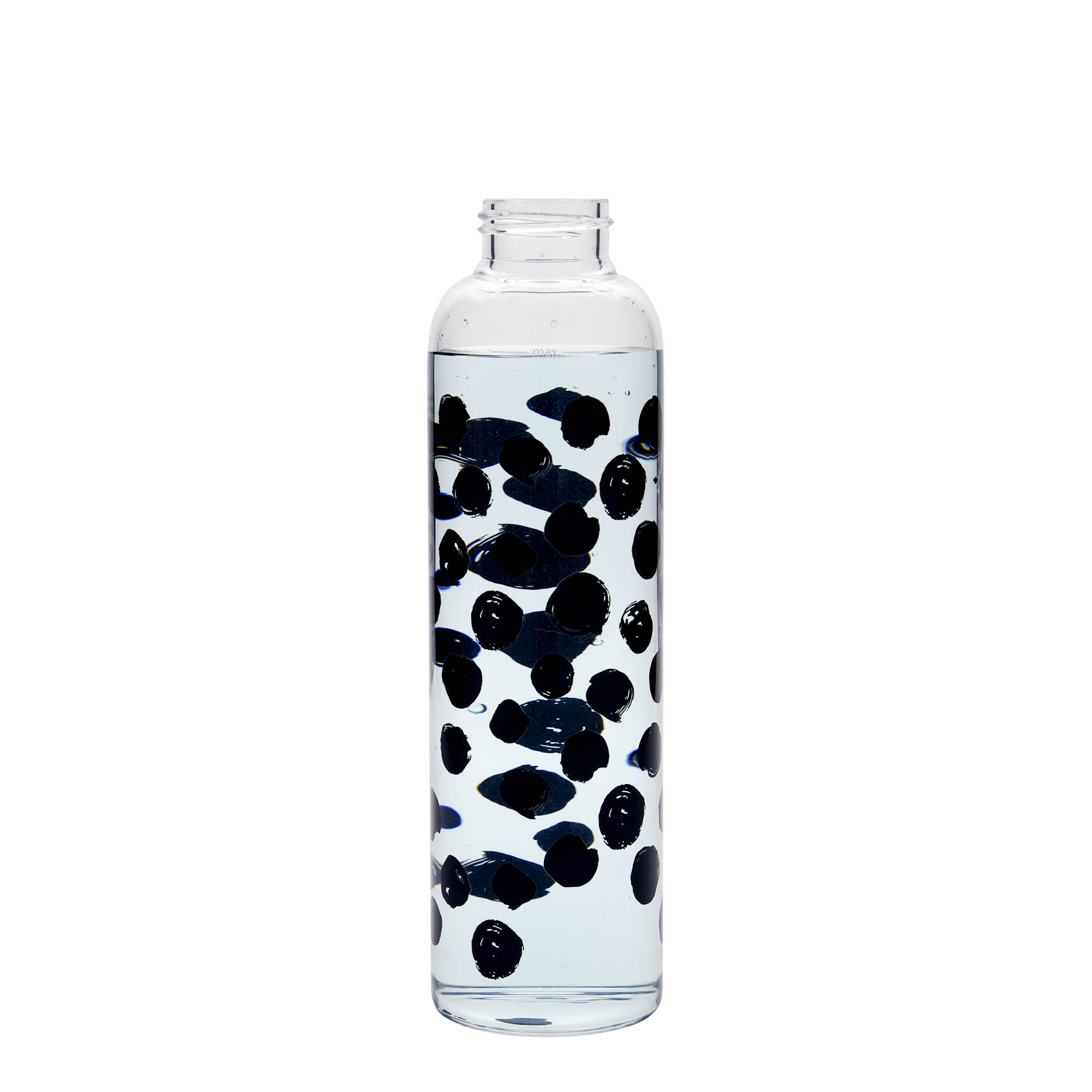Drinkfles 'Perseus', 500 ml, motief: Zwarte stippen, monding: schroefsluiting Drinkfles 'Perseus', 500 ml, motief: Zwarte stippen, monding: schroefsluiting