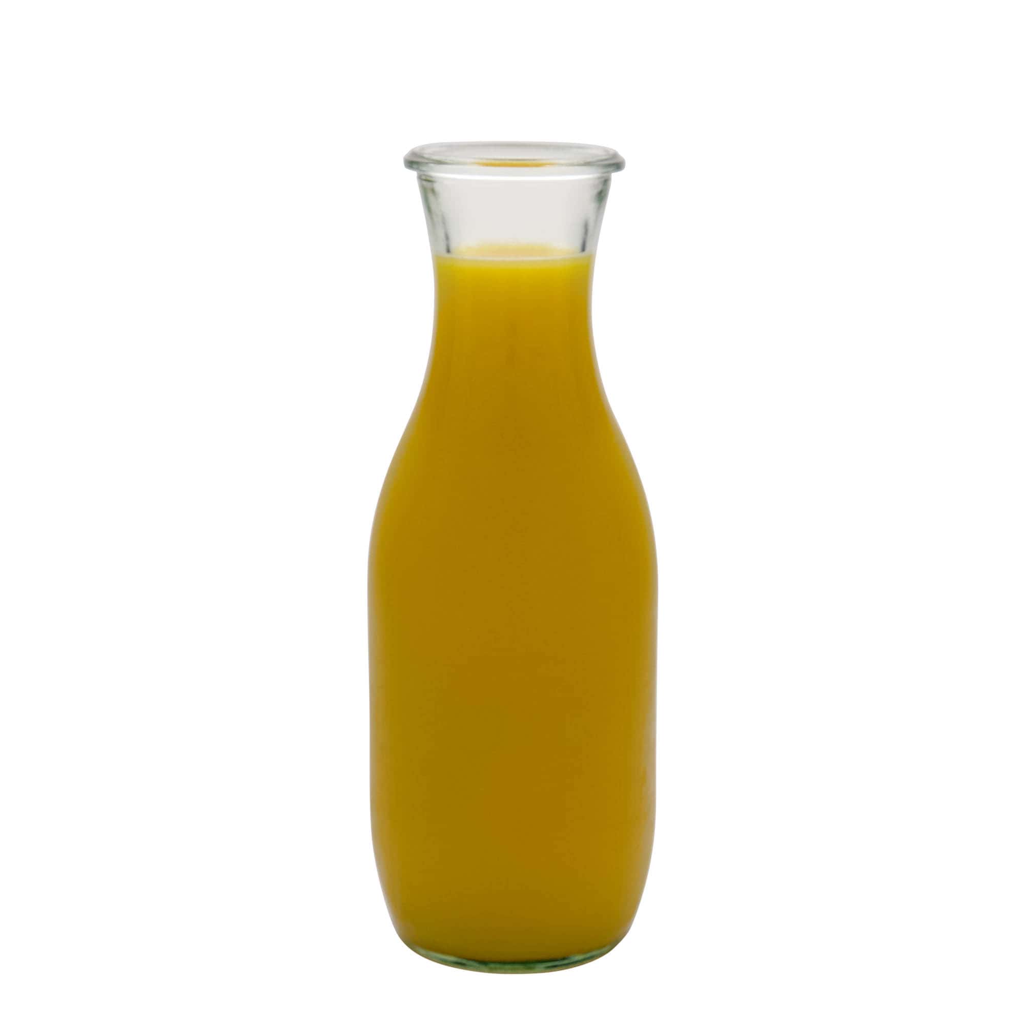 Bouteille de jus de fruit WECK 1 000 ml, bouchage: bords arrondis