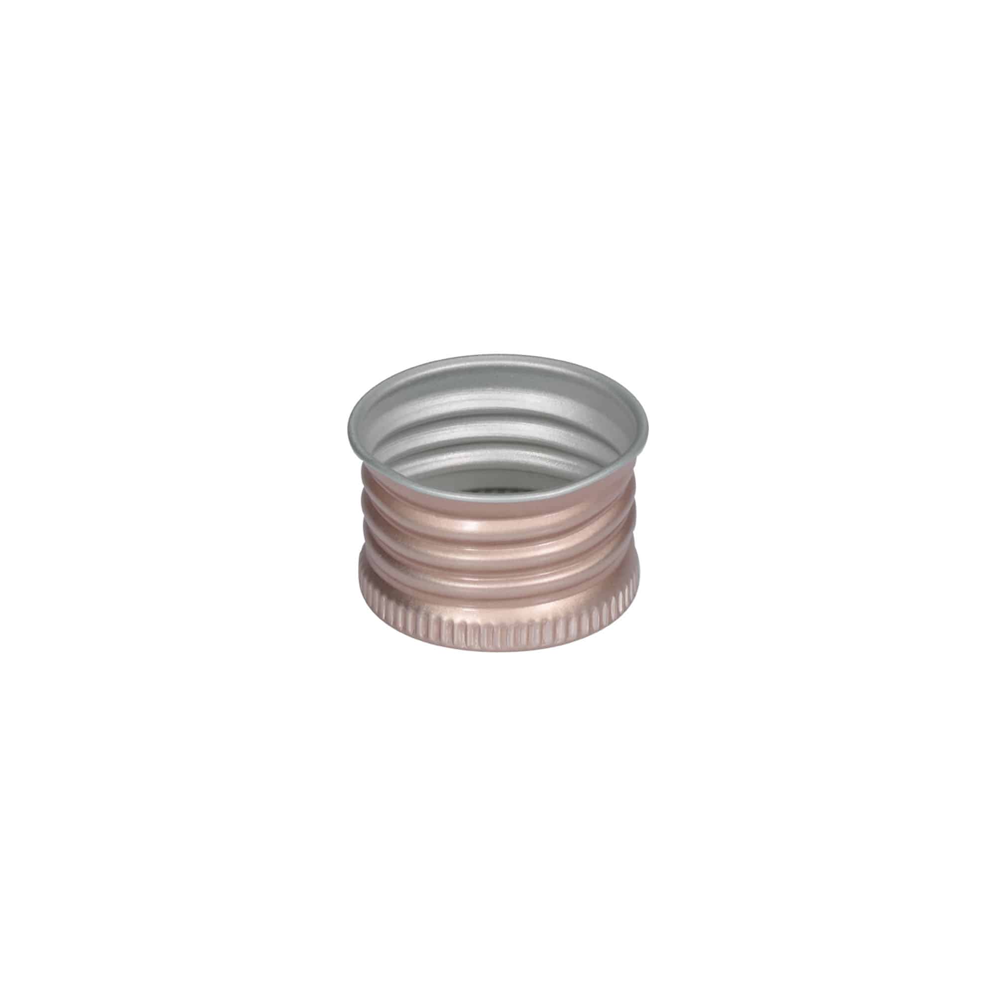 Schroefsluiting, metaal, roze, voor monding: 24/410 Schroefsluiting, metaal, roze, voor monding: 24/410