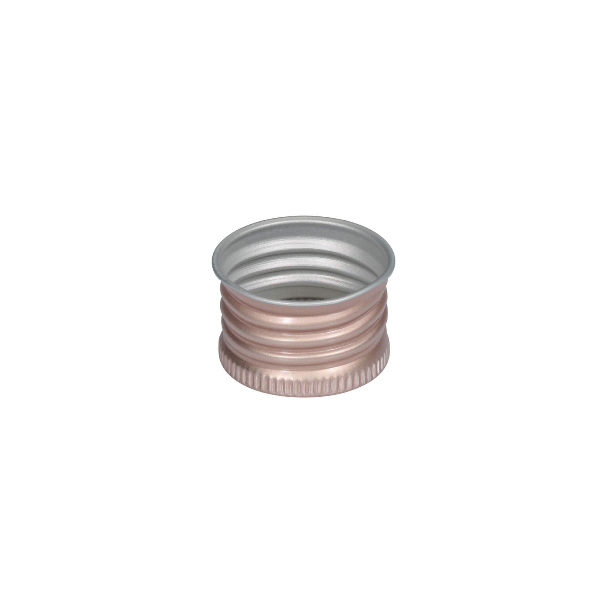 Schroefsluiting, metaal, roze, voor monding: 24/410 Schroefsluiting, metaal, roze, voor monding: 24/410