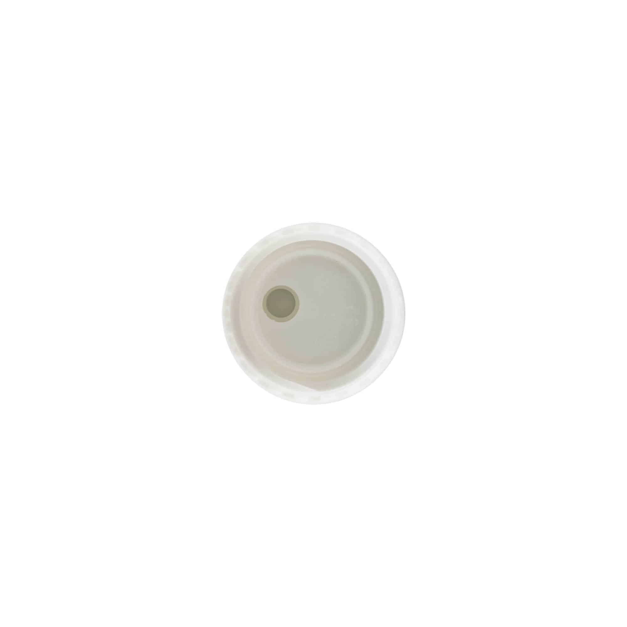Bougage à vis Disc Top, plastique PP, blanc, pour bouchage: 24/410