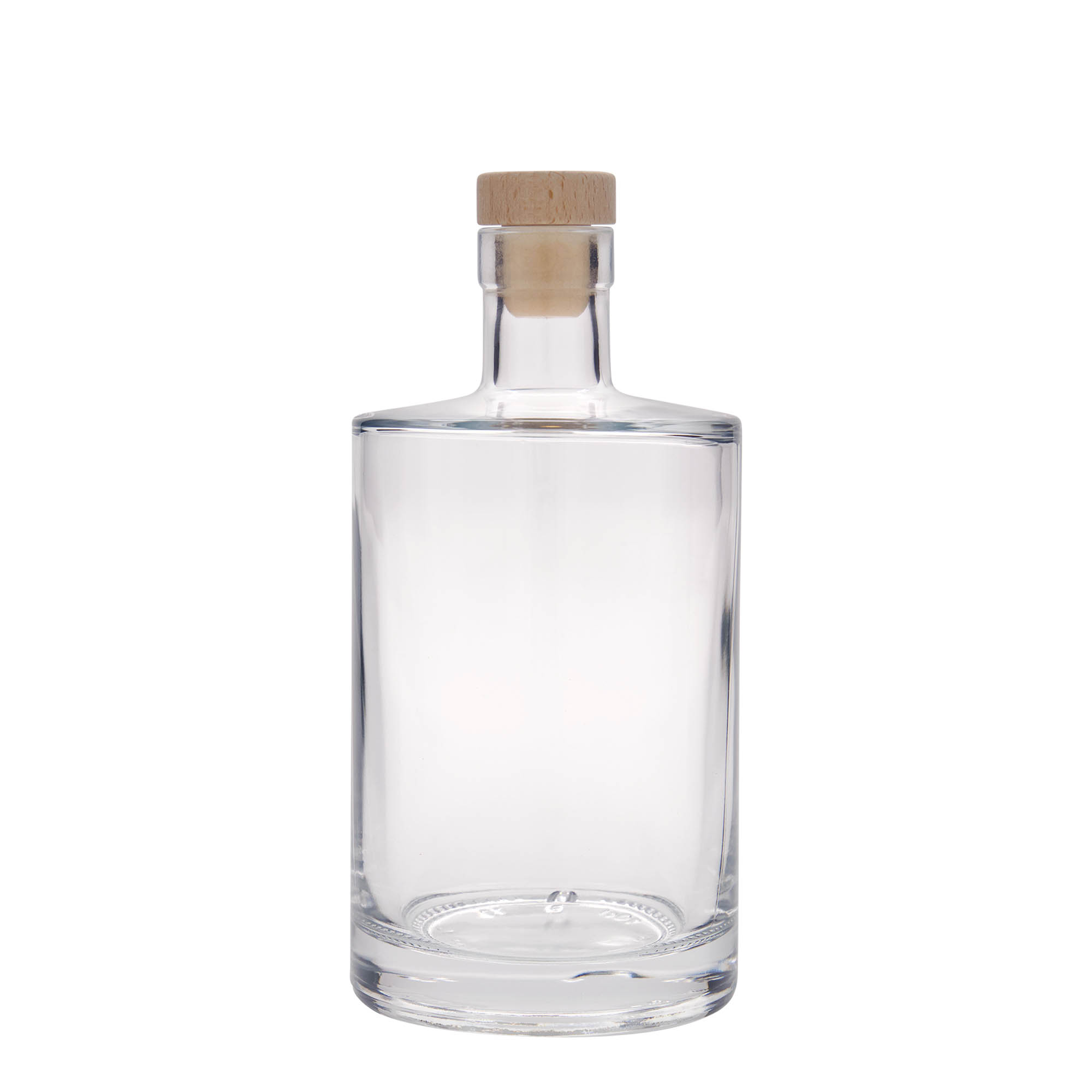 Glazen fles 'Aventura', 700 ml, monding: kurk Glazen fles 'Aventura', 700 ml, monding: kurk