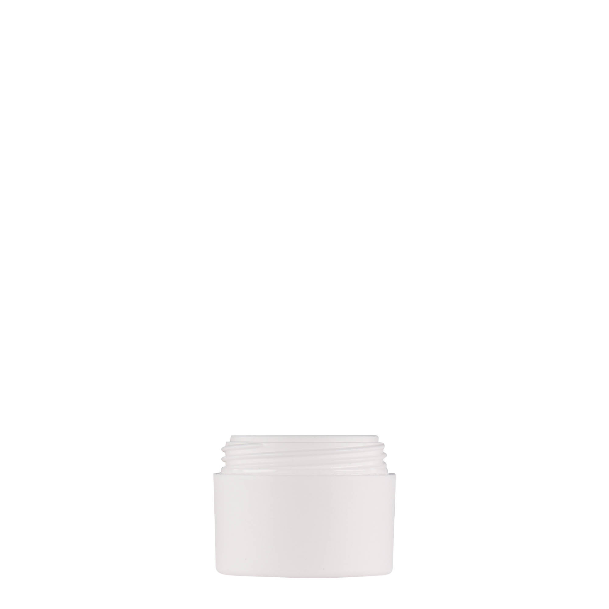 Plastic pot 'Antonella', 5 ml, PP, wit, monding: schroefsluiting Plastic pot 'Antonella', 5 ml, PP, wit, monding: schroefsluiting