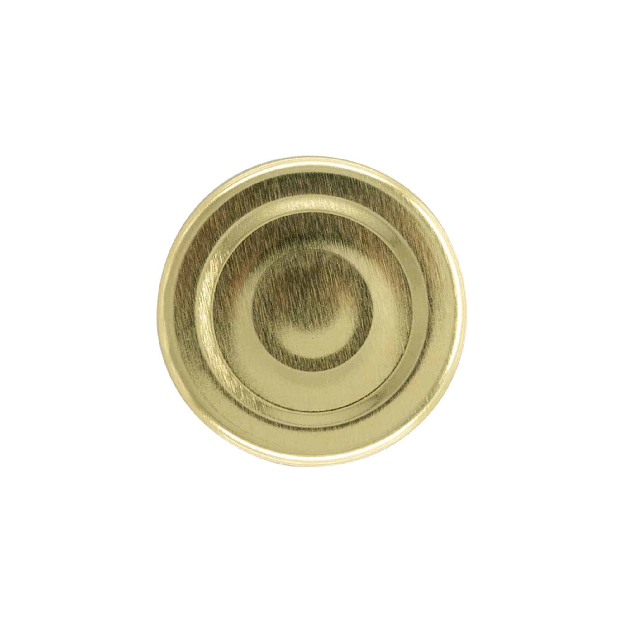 Couvercle Twist-Off, fer blanc, stérilisable, doré, pour bouchage: TO 43