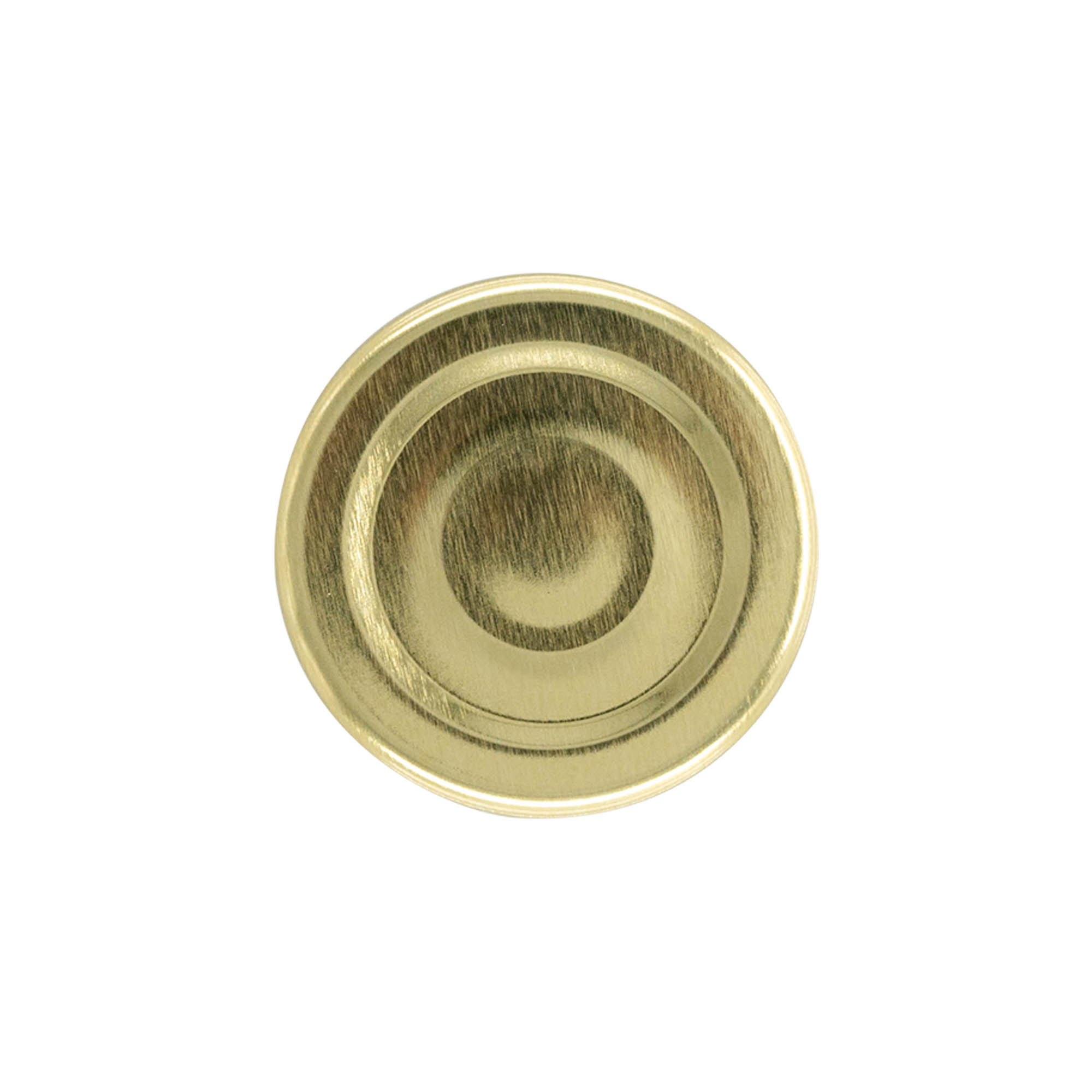 Couvercle Twist-Off, fer blanc, stérilisable, doré, pour bouchage: TO 43 Couvercle Twist-Off, fer blanc, stérilisable, doré, pour bouchage: TO 43