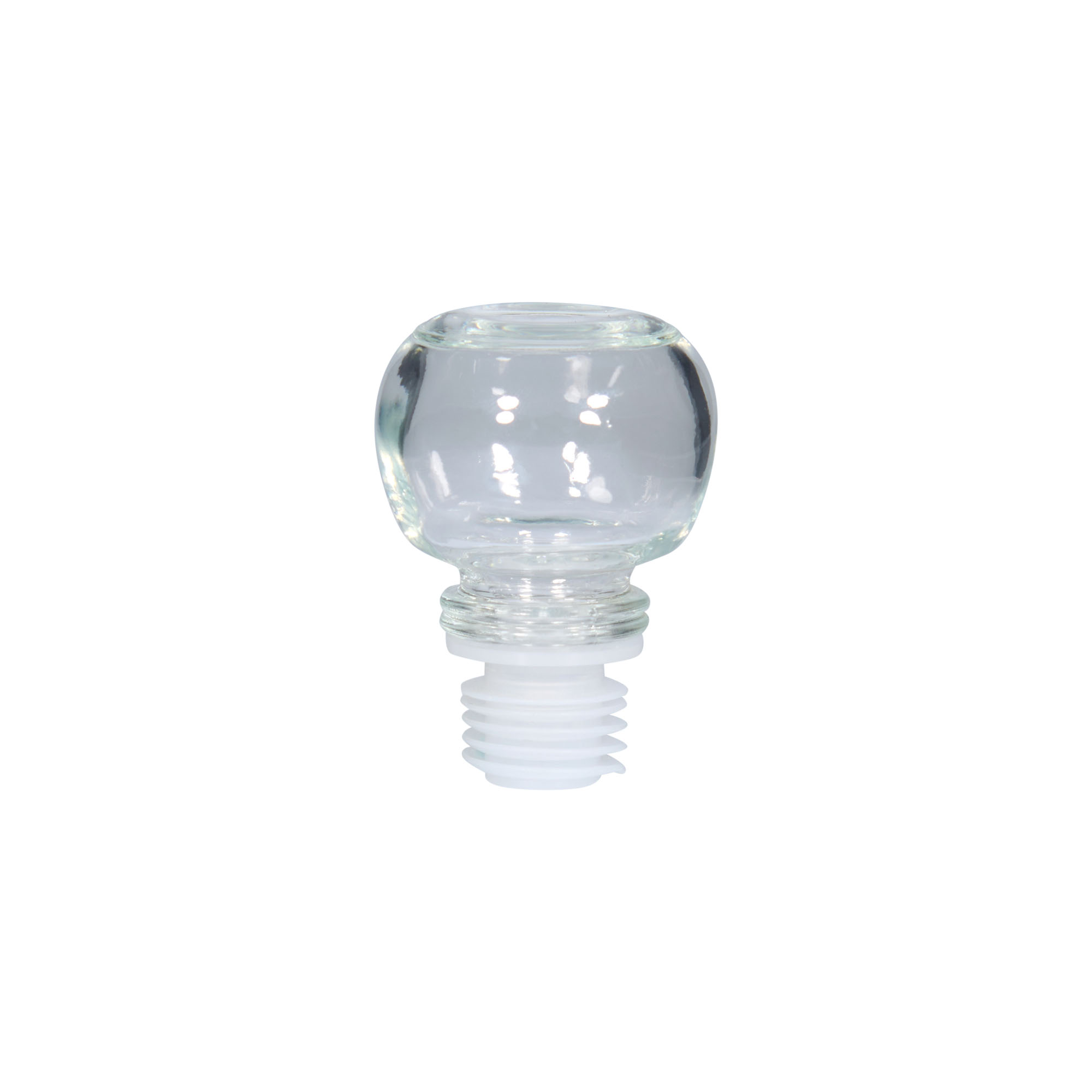 Bouchon à poignée 19 mm, verre, pour bouchage: bouchon Bouchon à poignée 19 mm, verre, pour bouchage: bouchon