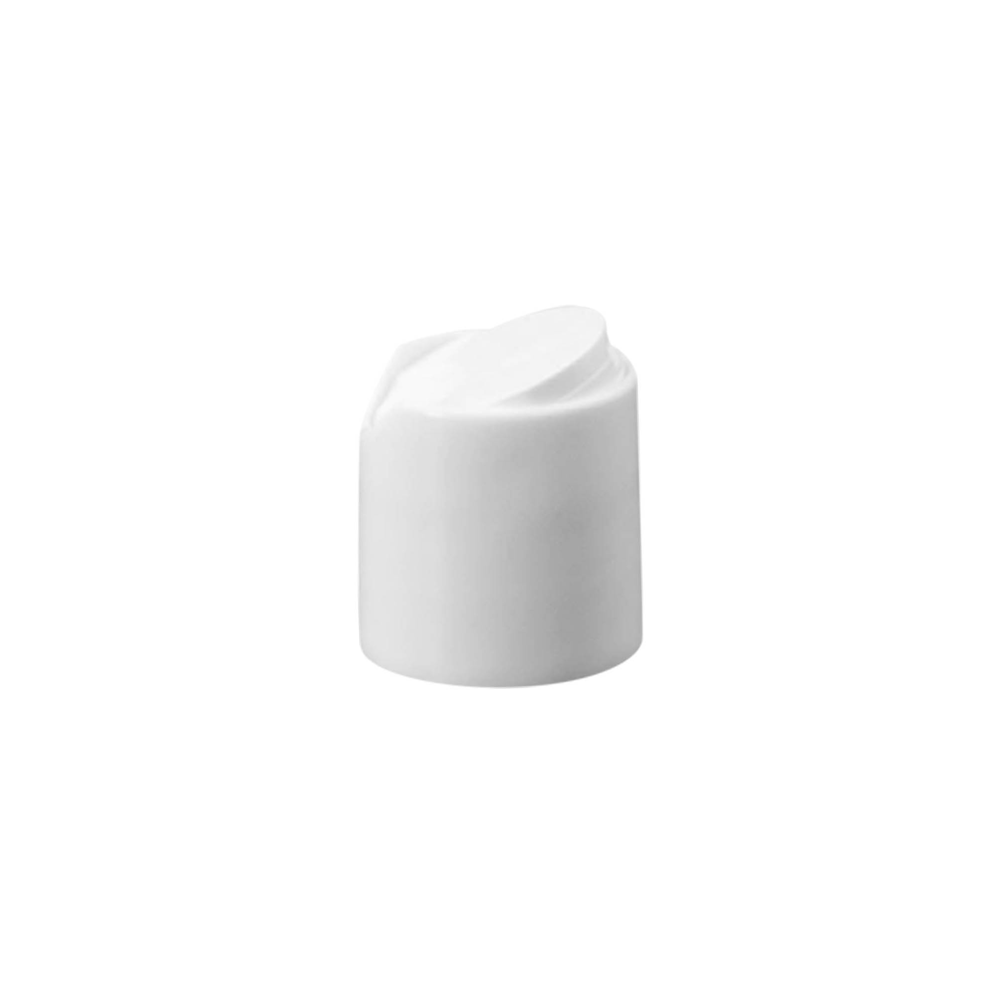 Bougage à vis Disc Top, plastique PP, blanc, pour bouchage: 20/410 Bougage à vis Disc Top, plastique PP, blanc, pour bouchage: 20/410